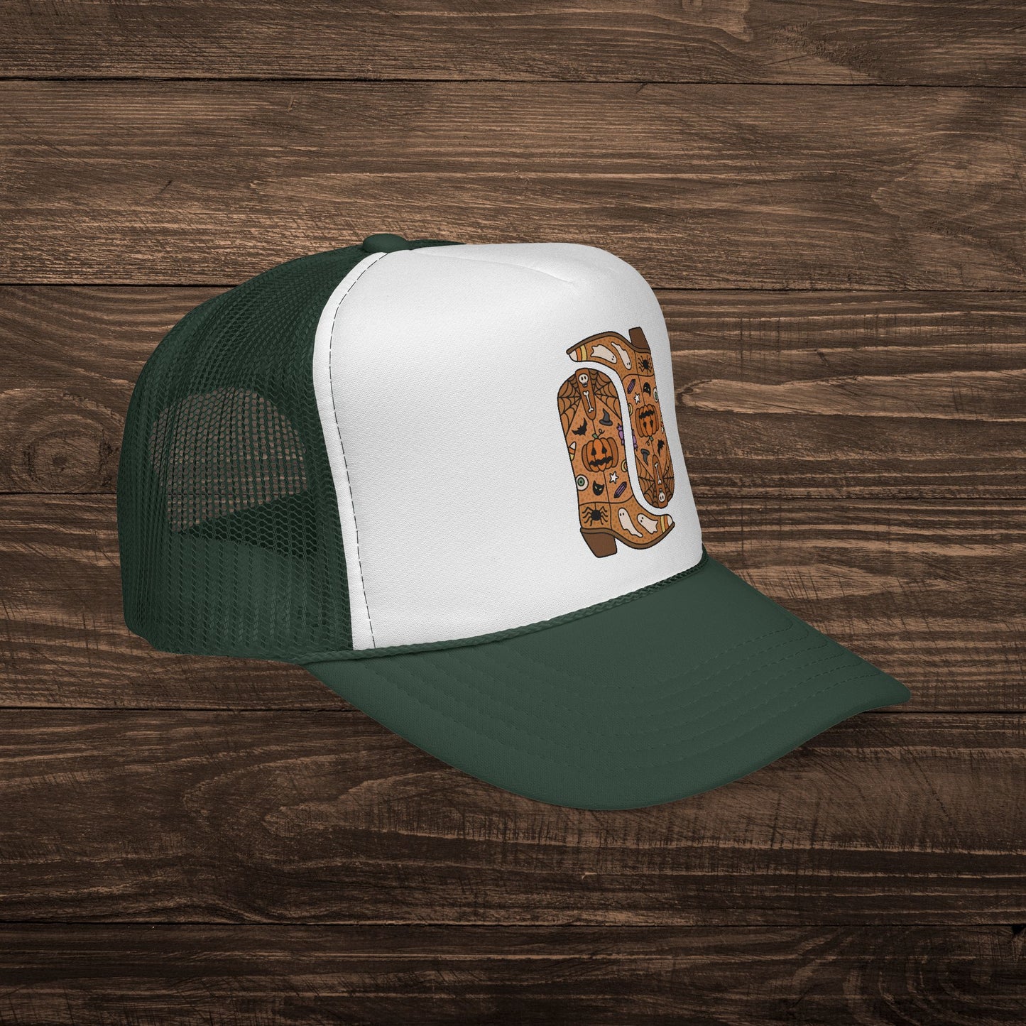 Spooky Boots Trucker Cap