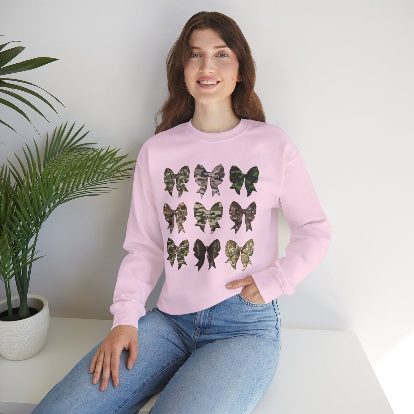 Camo Bows Sweatshirt