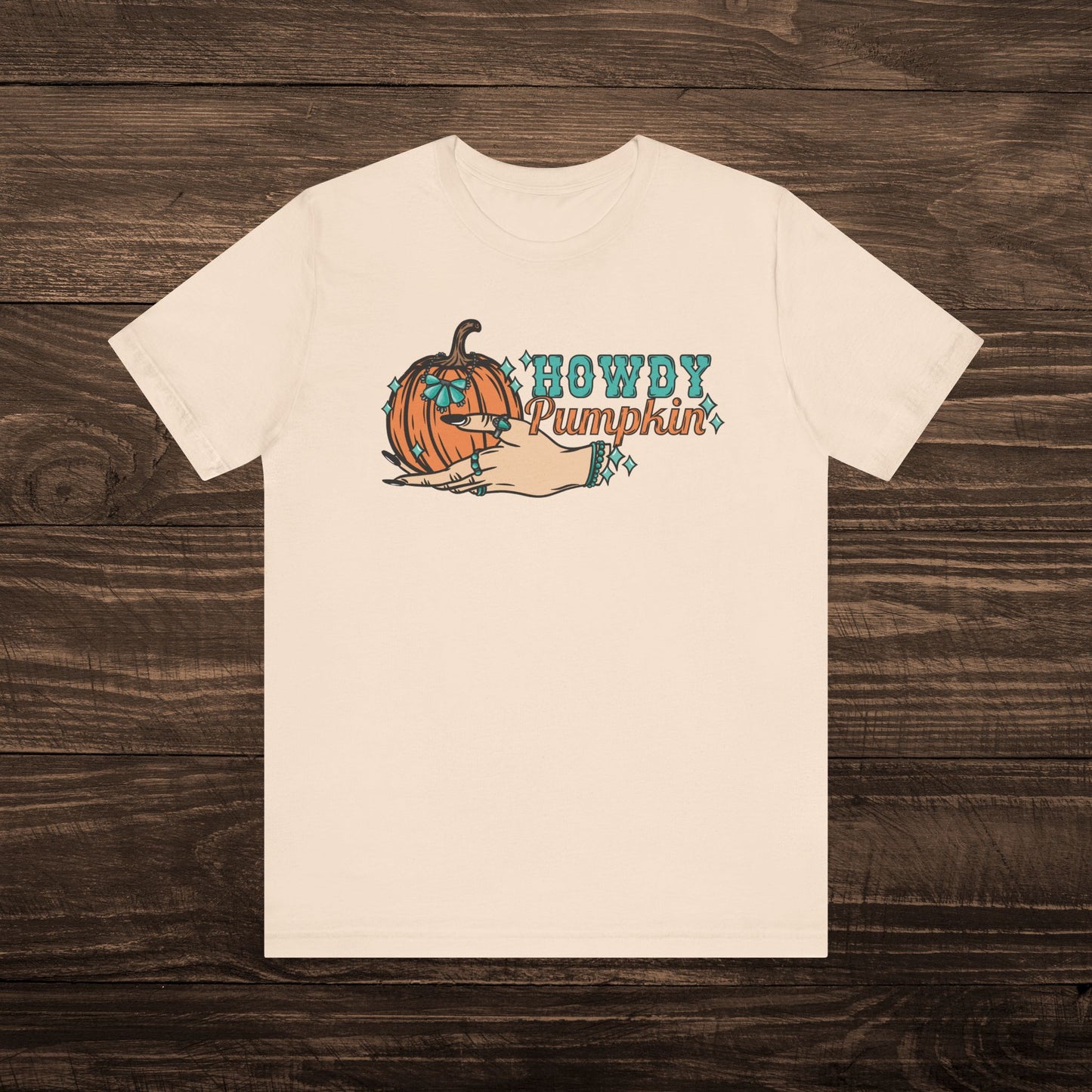 Howdy Pumpkin with Turquoise Tee
