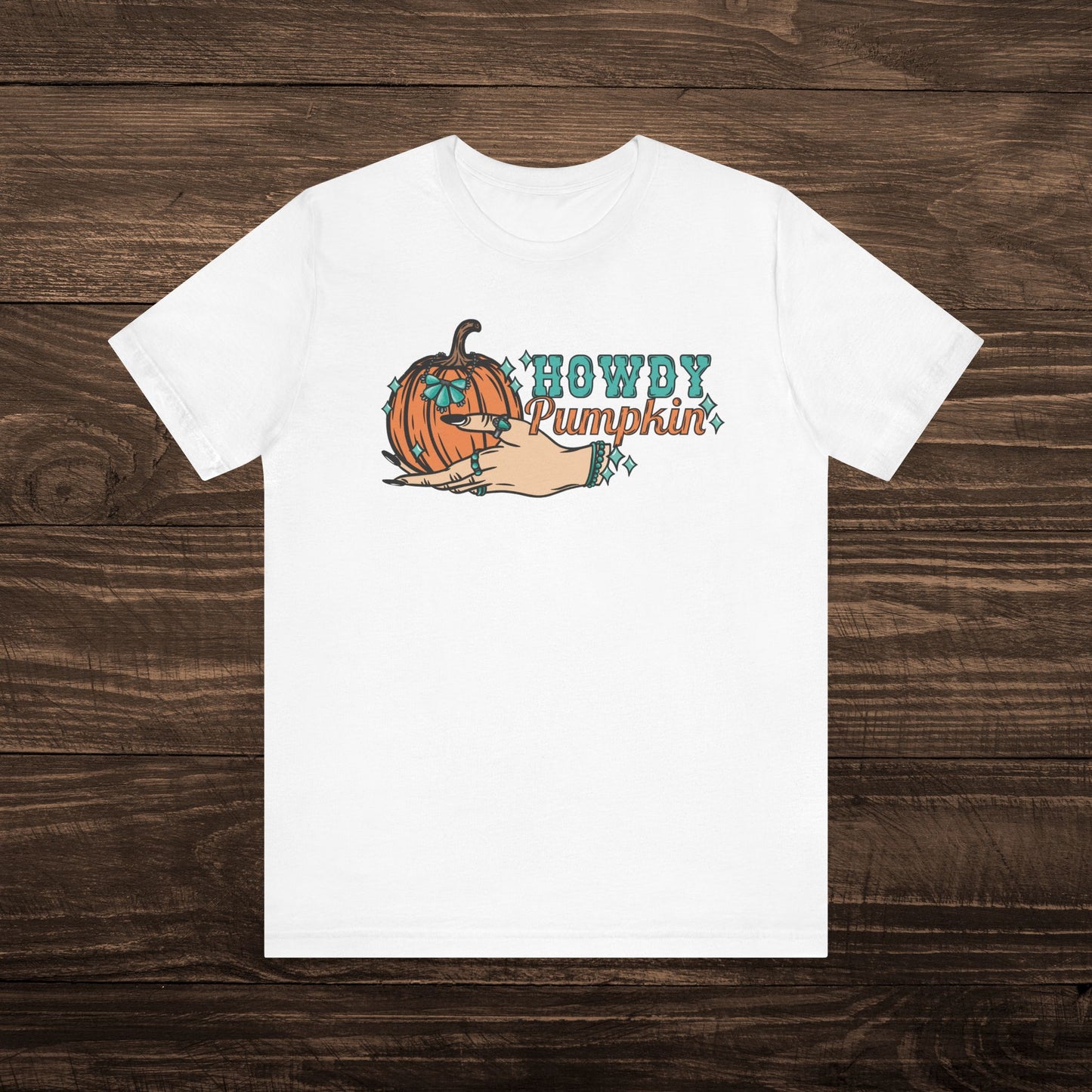 Howdy Pumpkin with Turquoise Tee