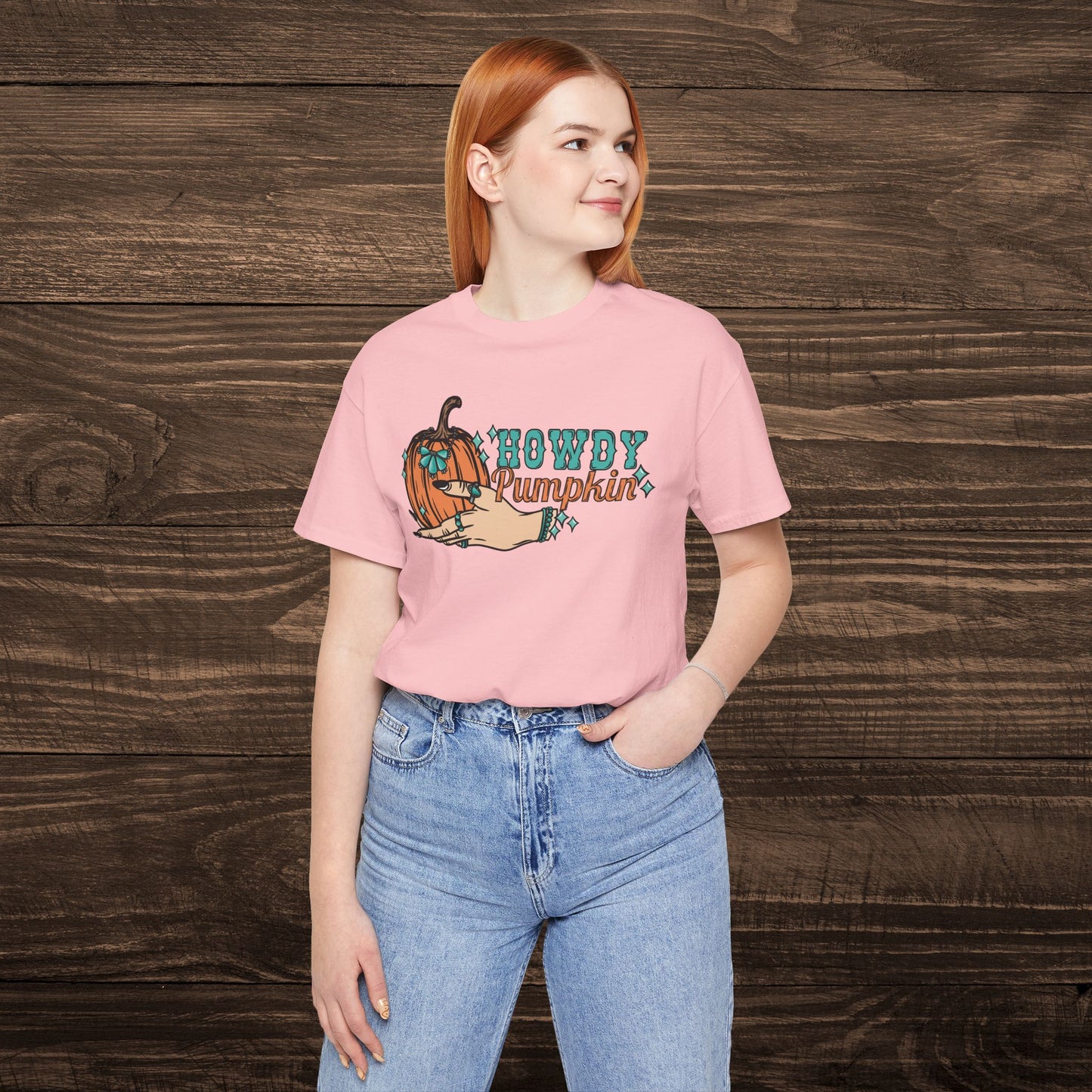 Howdy Pumpkin with Turquoise Tee