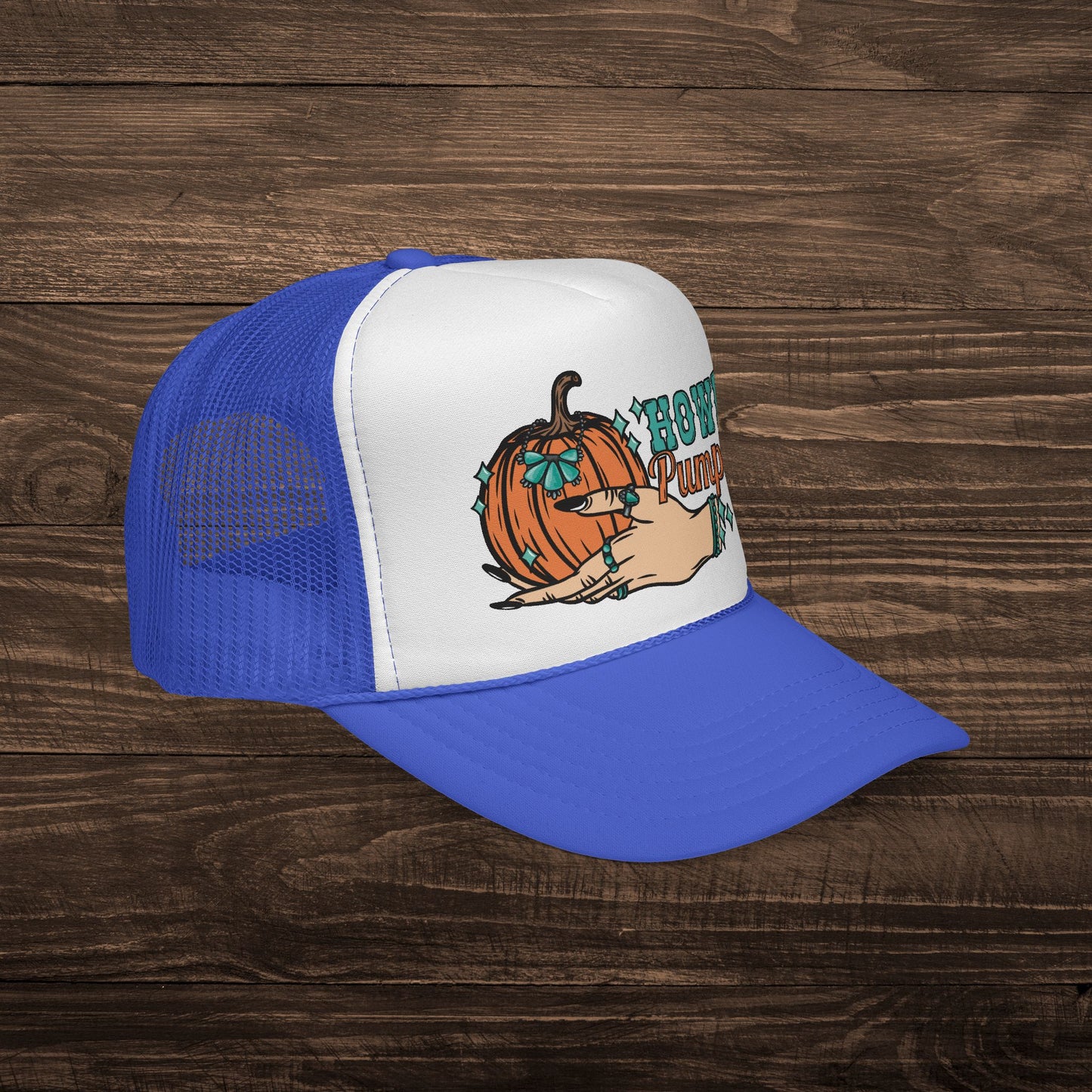 Howdy Pumpkin Trucker Cap