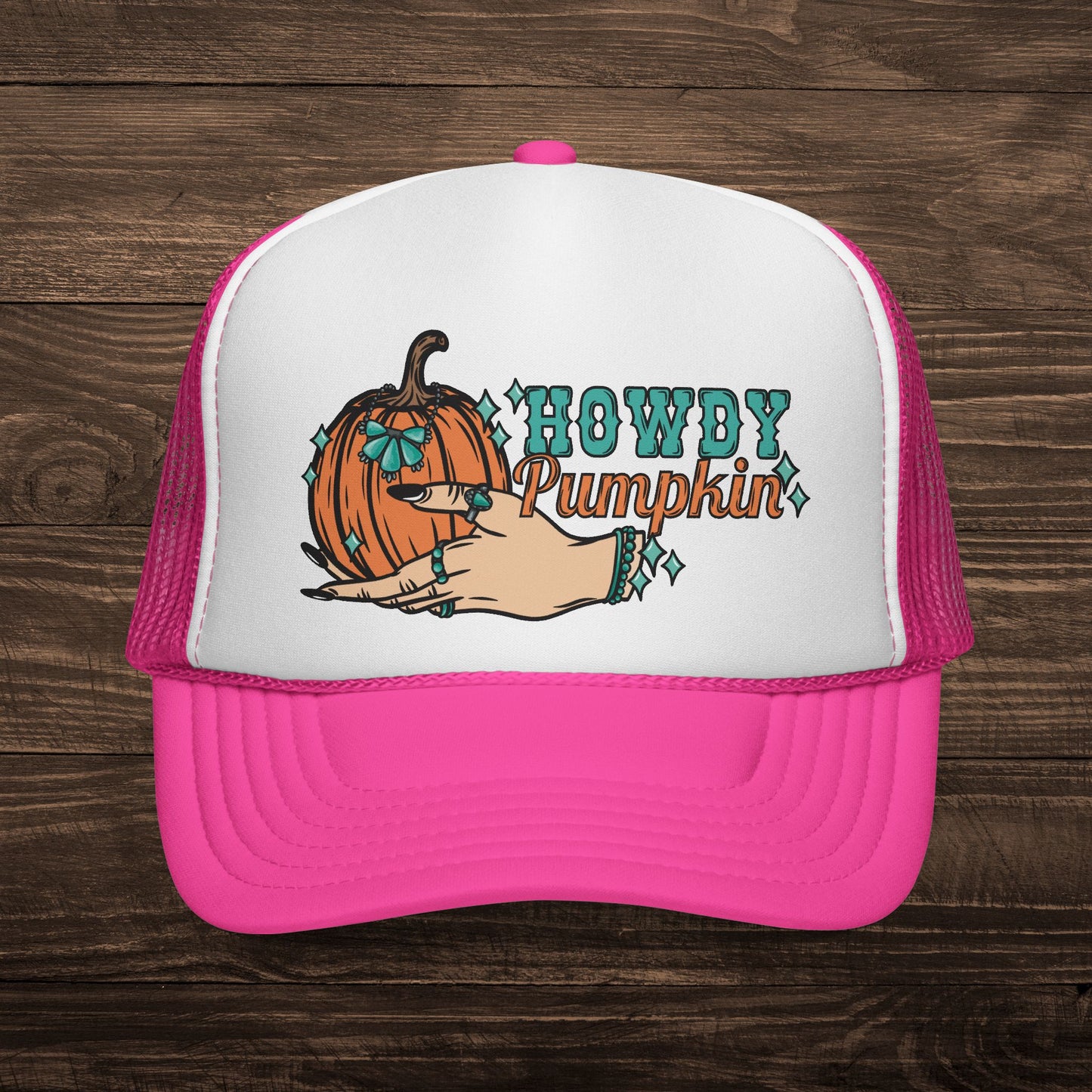 Howdy Pumpkin Trucker Cap