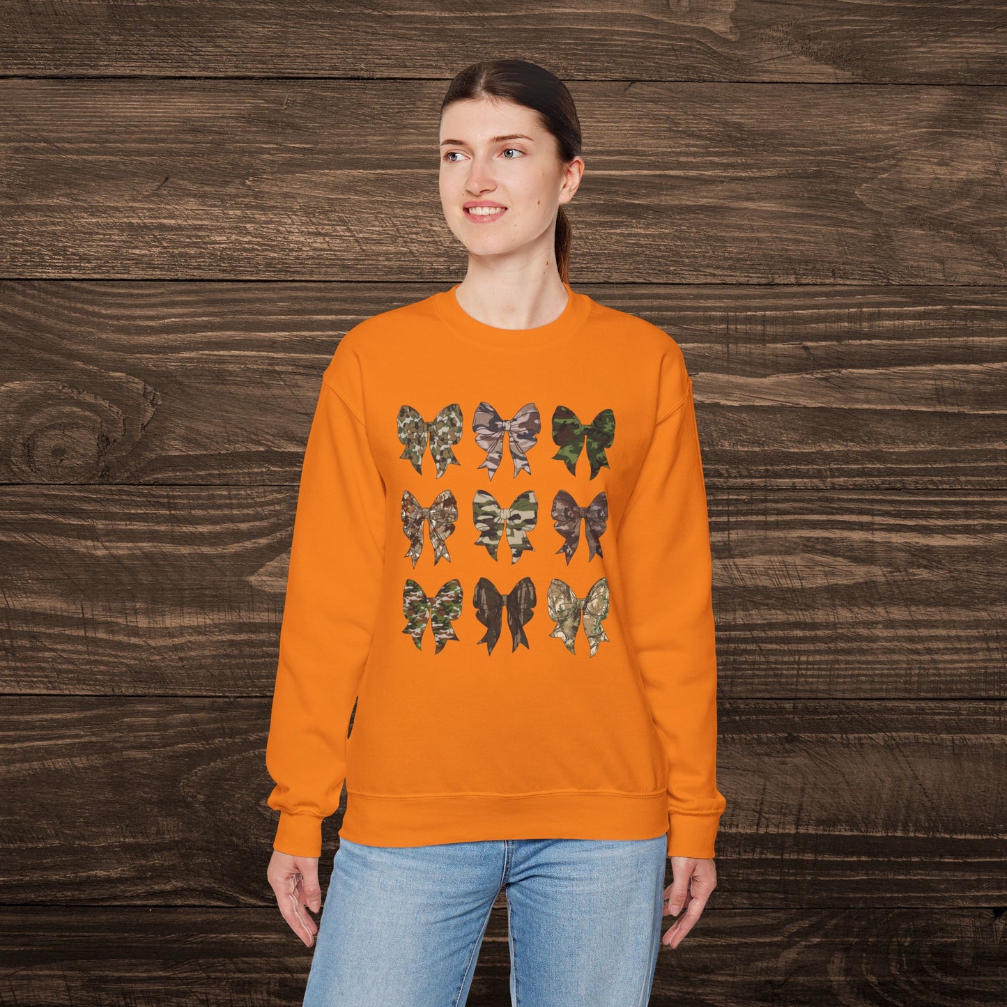 Camo Bows Sweatshirt