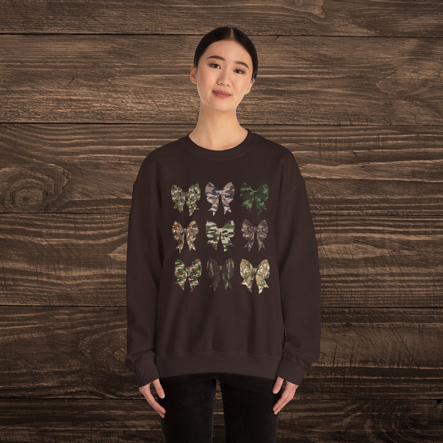 Camo Bows Sweatshirt
