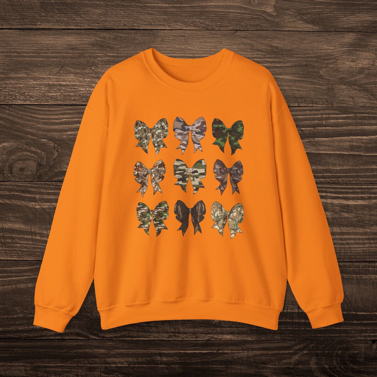 Camo Bows Sweatshirt