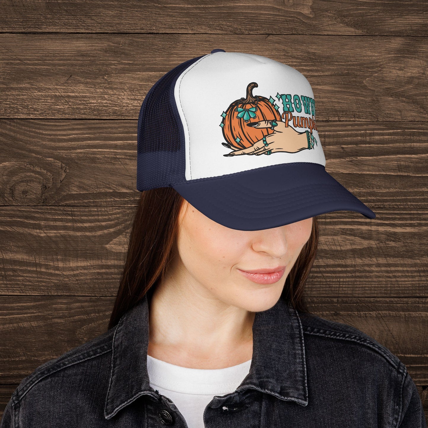 Howdy Pumpkin Trucker Cap