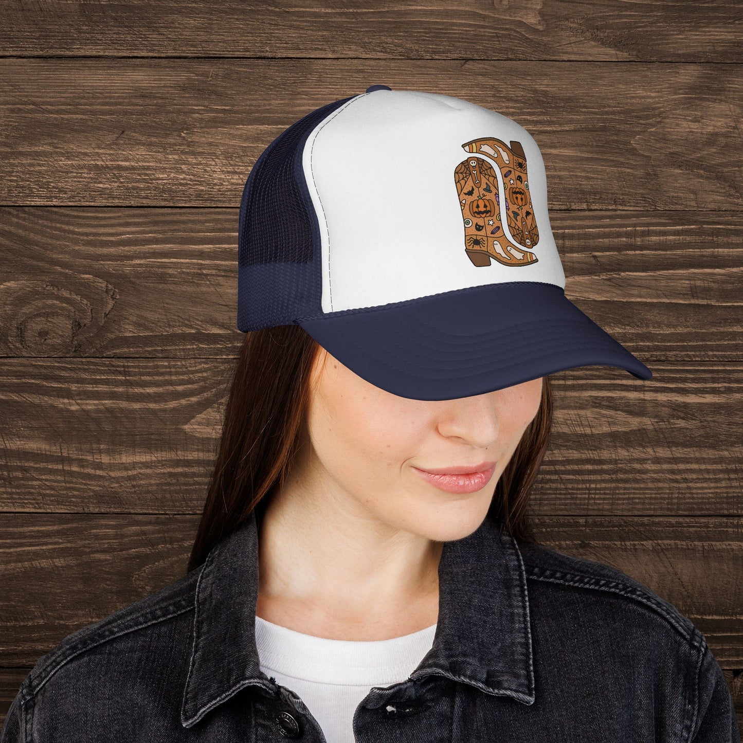 Spooky Boots Trucker Cap