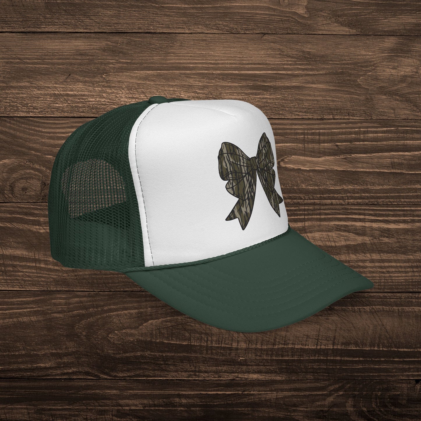 Camo Bow Trucker Cap