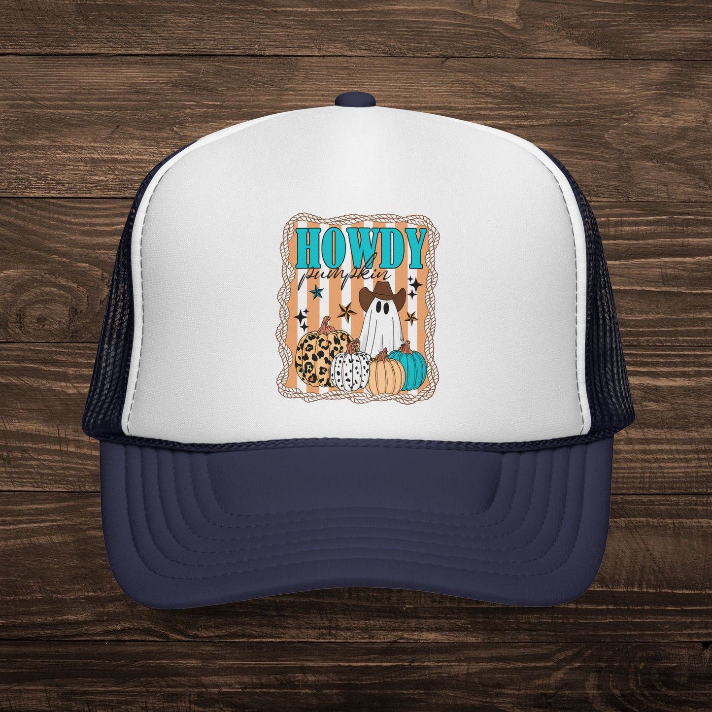 Howdy Pumpkin Trucker Cap