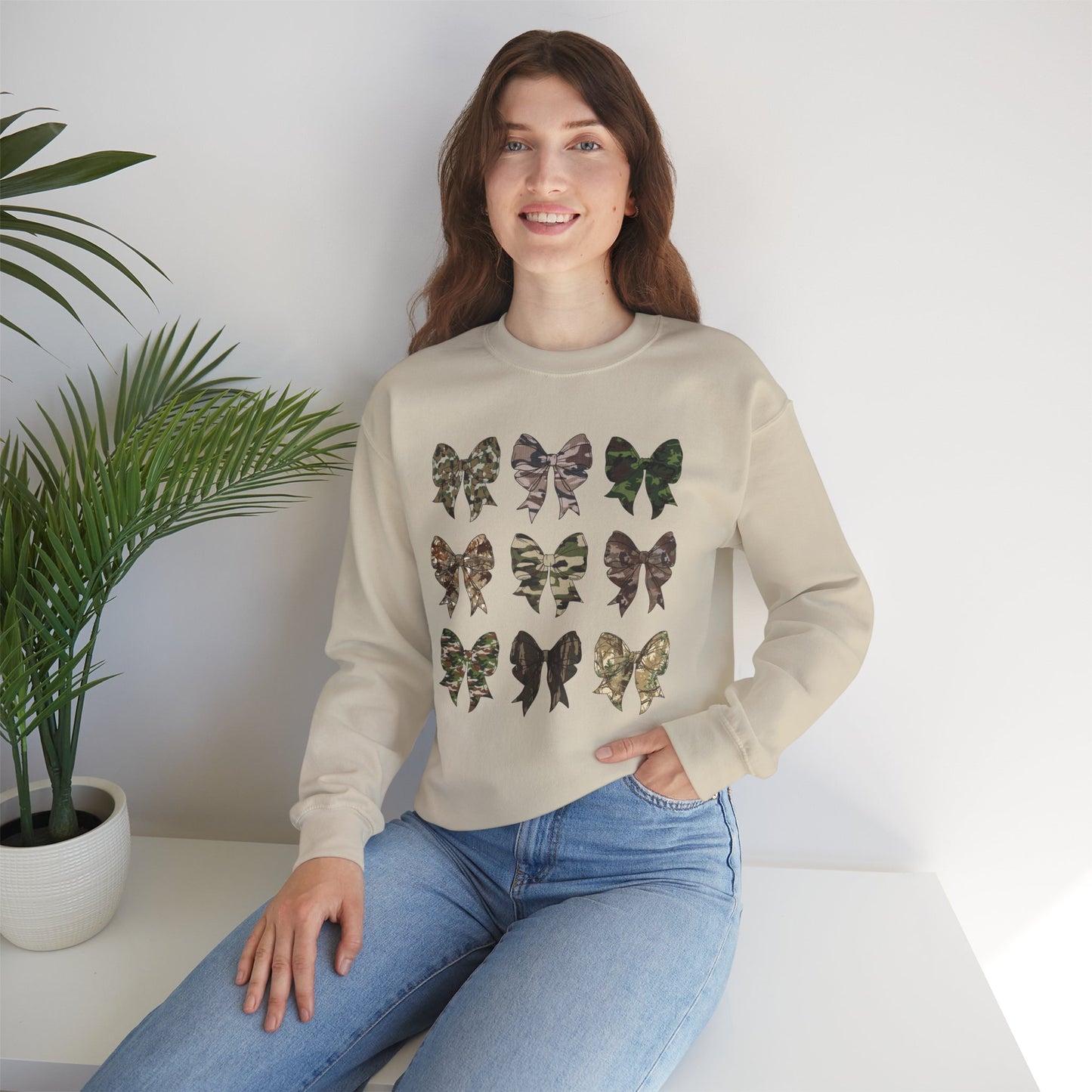 Camo Bows Sweatshirt