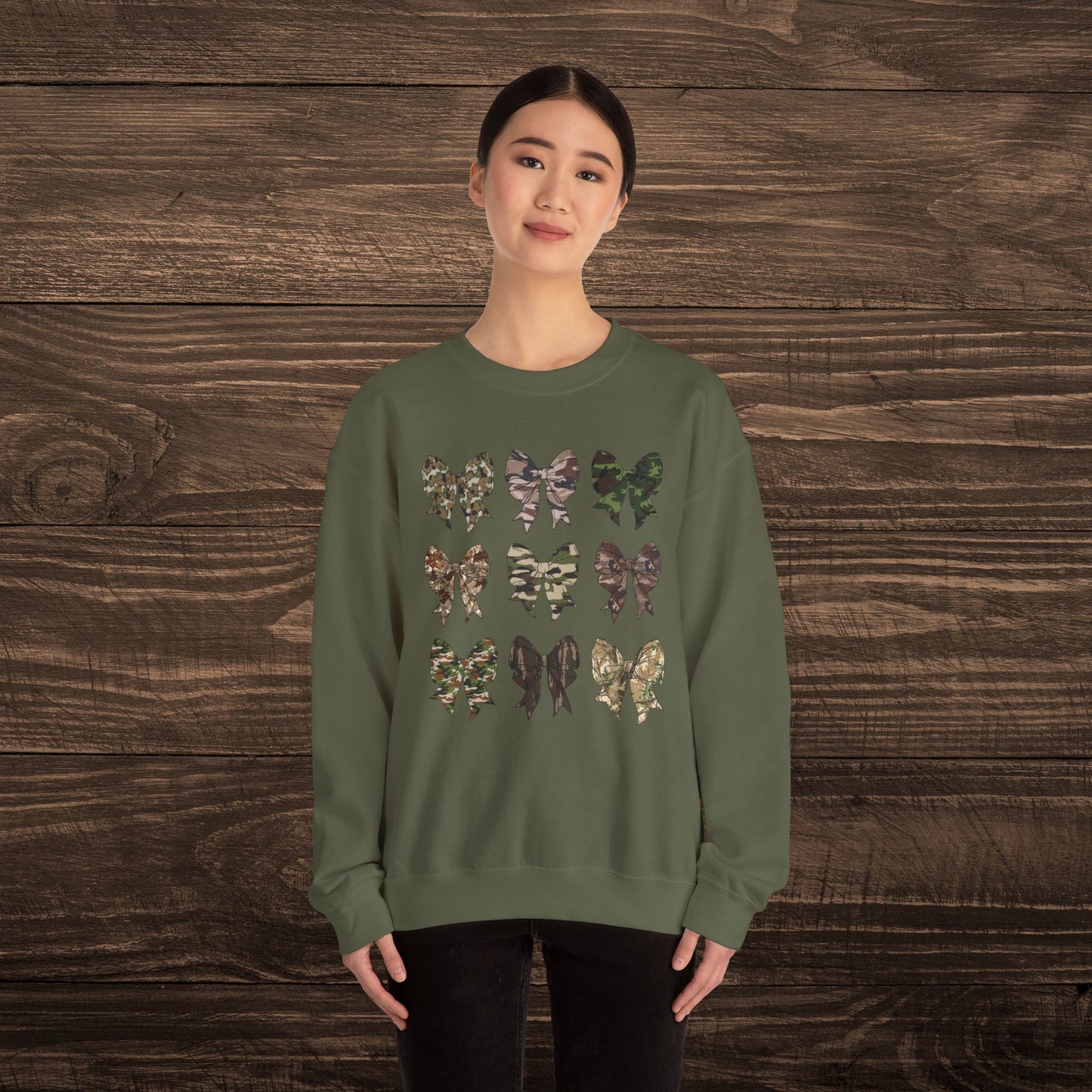 Camo Bows Sweatshirt