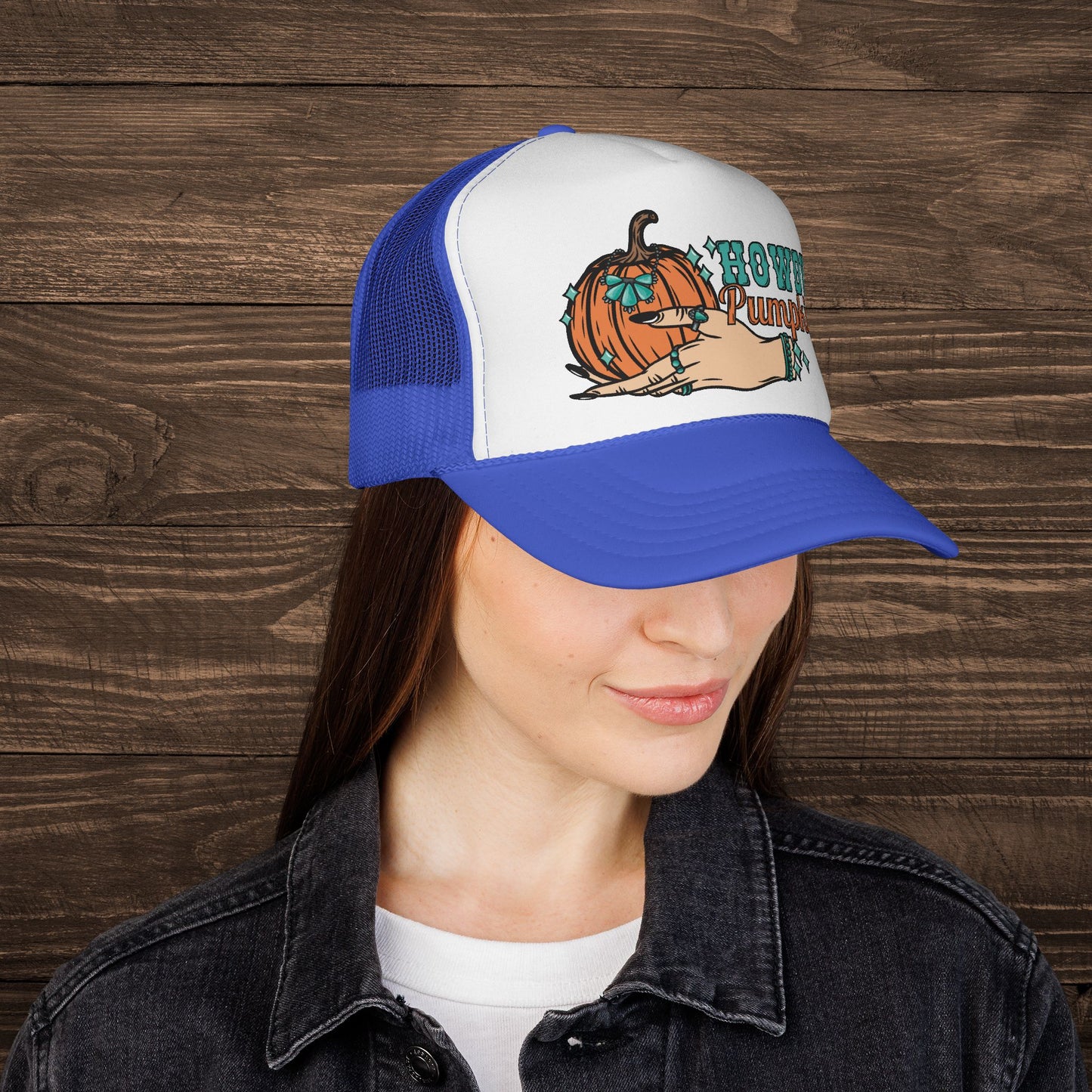 Howdy Pumpkin Trucker Cap