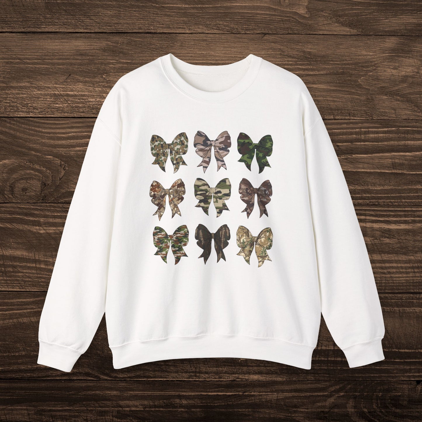 Camo Bows Sweatshirt