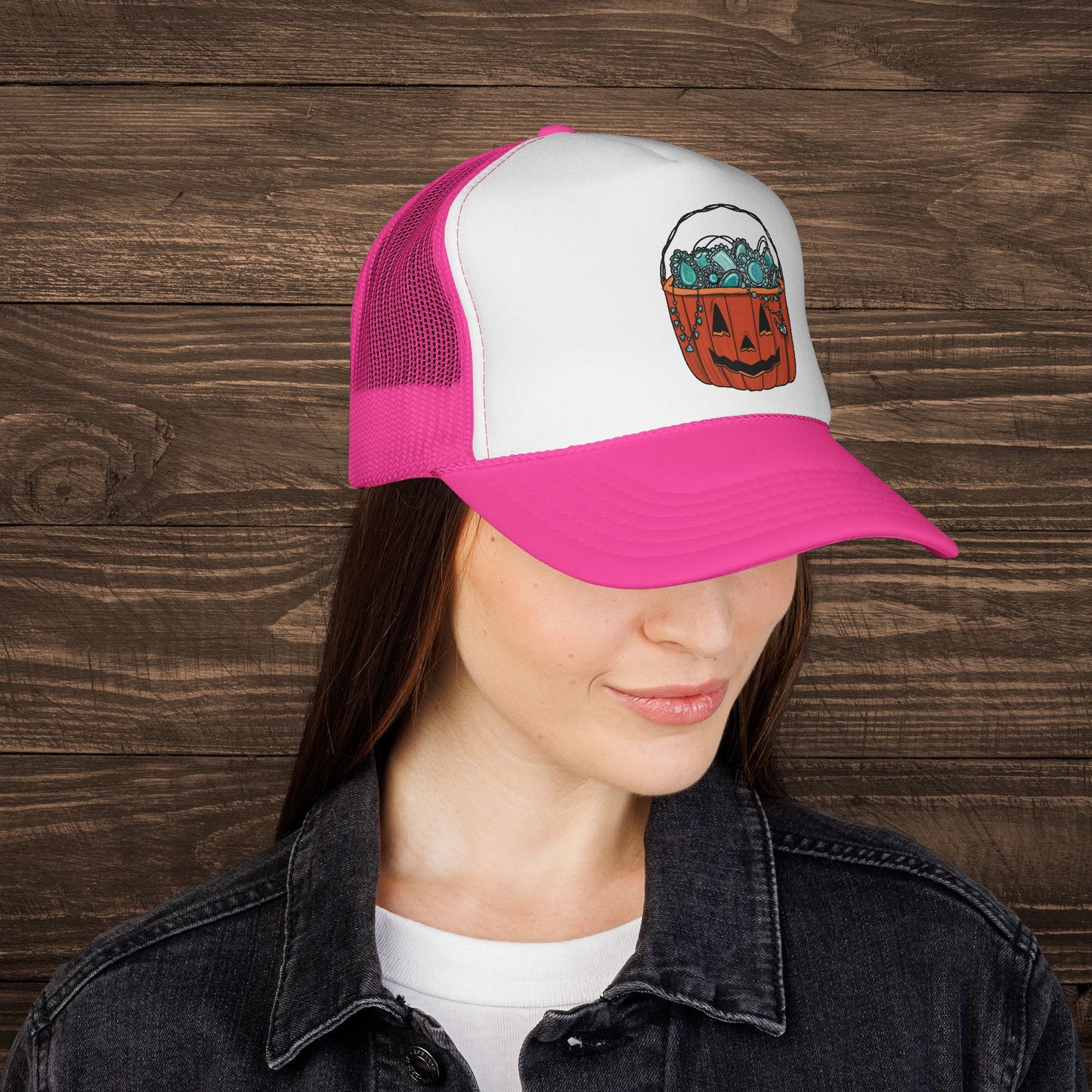 Trick or Treat Trucker Cap