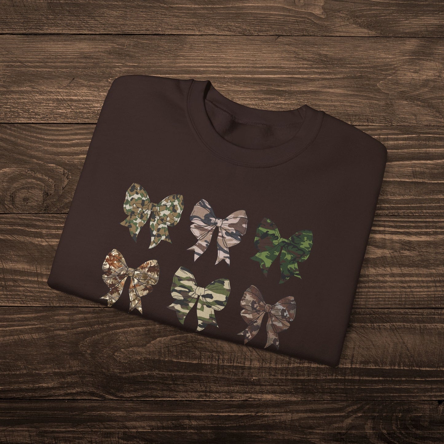 Camo Bows Sweatshirt