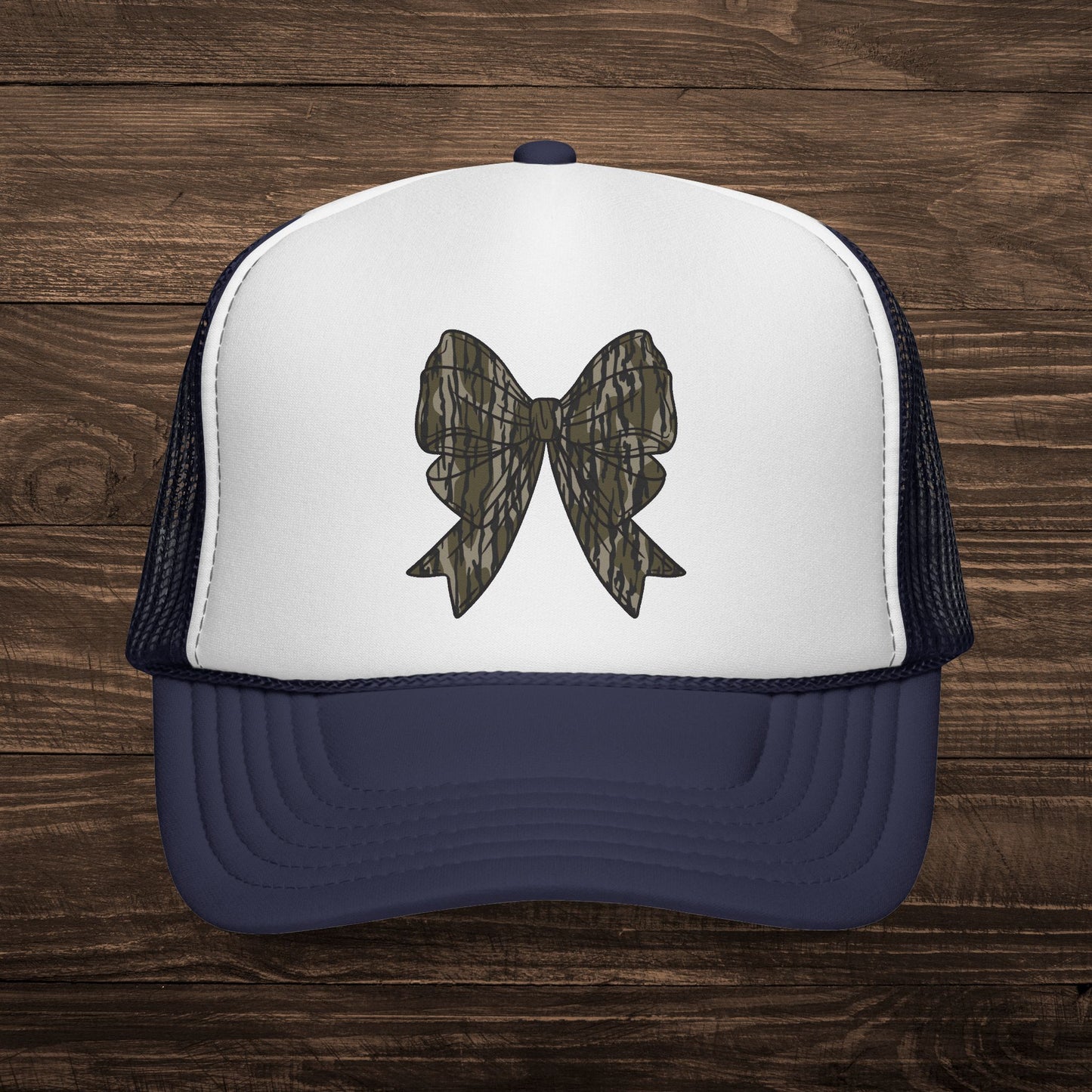 Camo Bow Trucker Cap