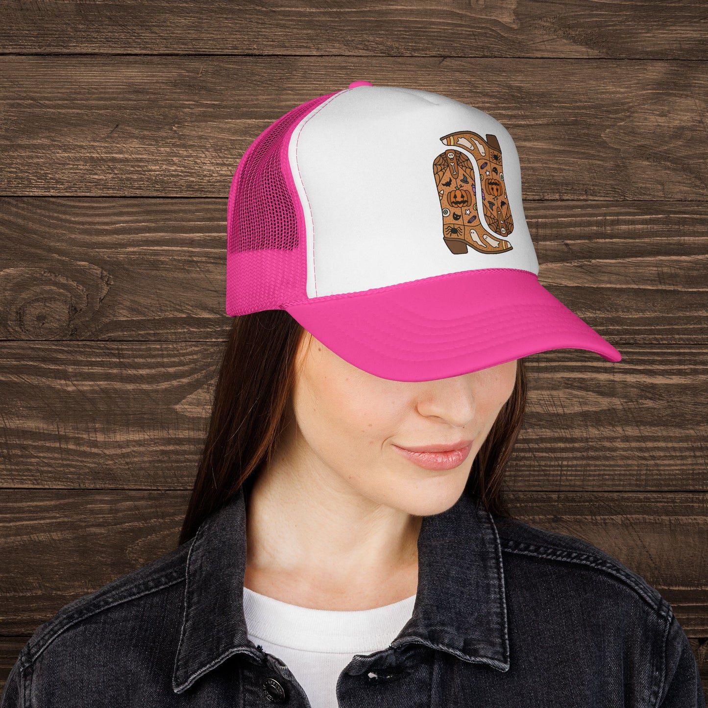 Spooky Boots Trucker Cap