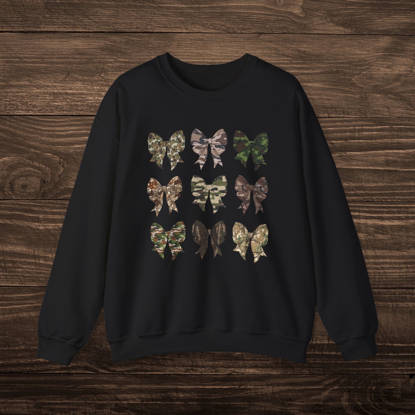 Camo Bows Sweatshirt