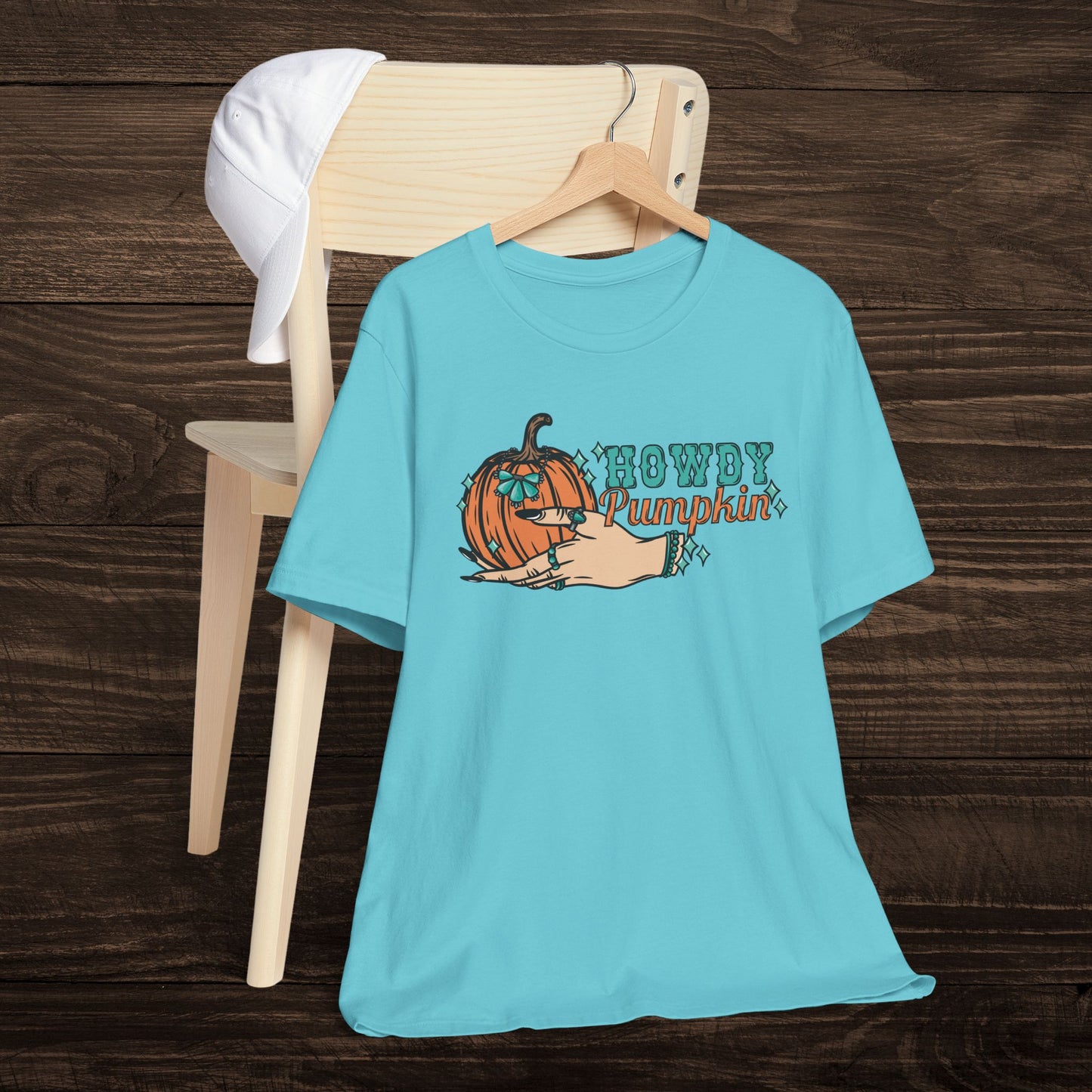 Howdy Pumpkin with Turquoise Tee