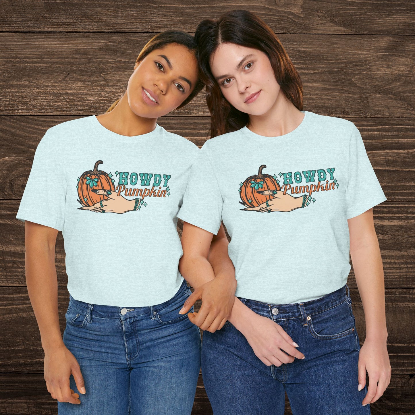 Howdy Pumpkin with Turquoise Tee