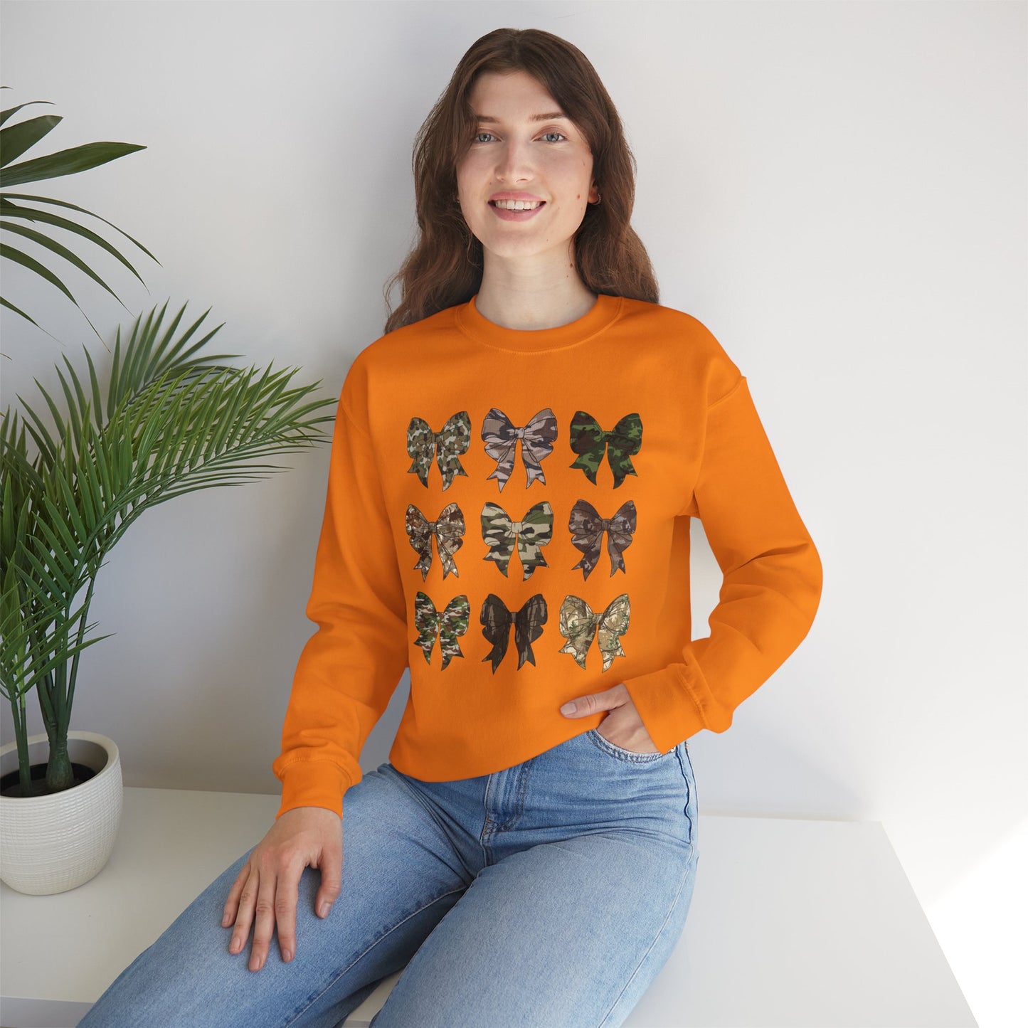 Camo Bows Sweatshirt