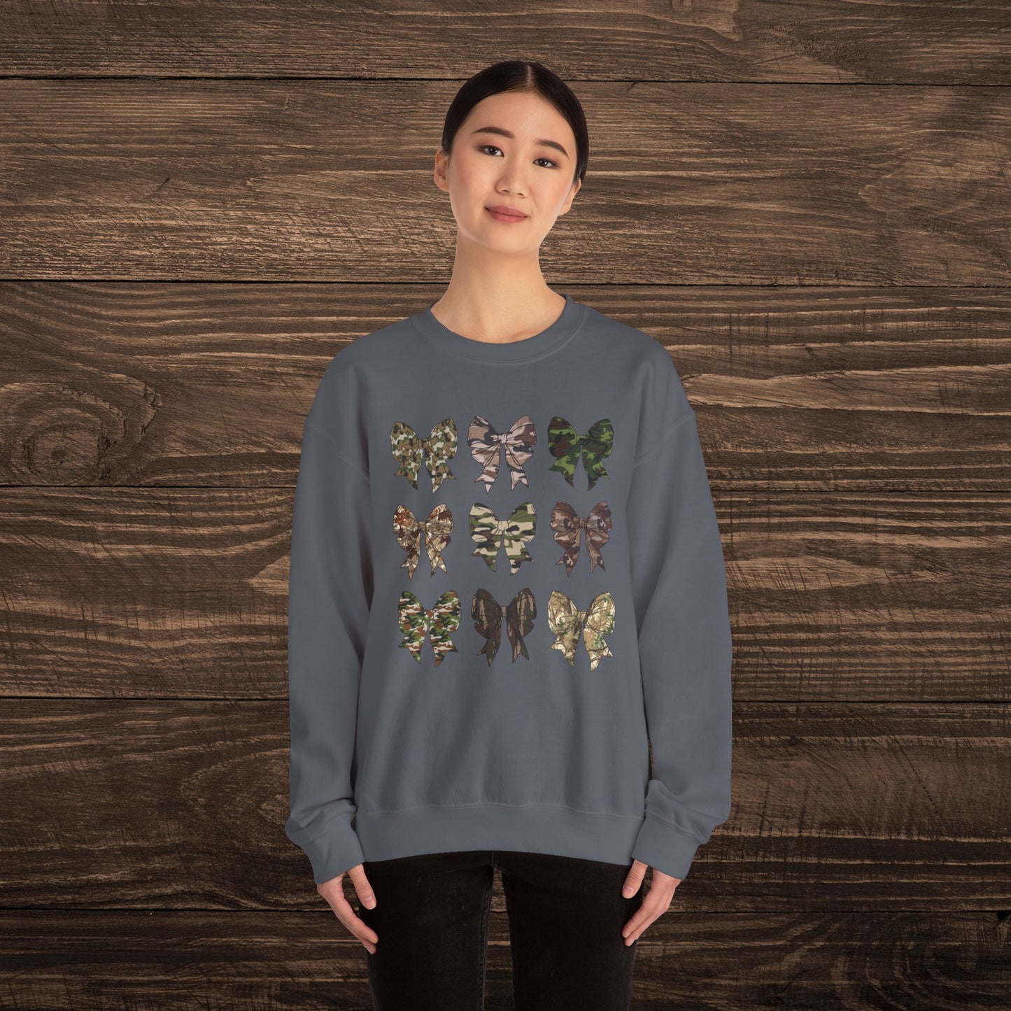 Camo Bows Sweatshirt