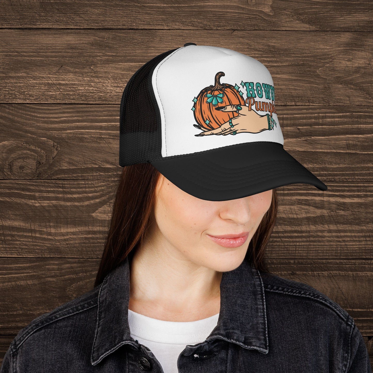 Howdy Pumpkin Trucker Cap