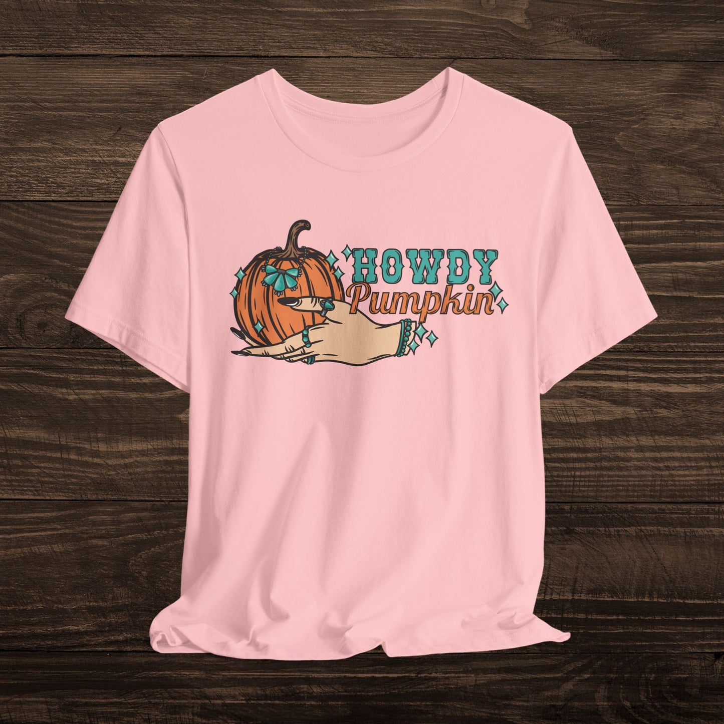 Howdy Pumpkin with Turquoise Tee