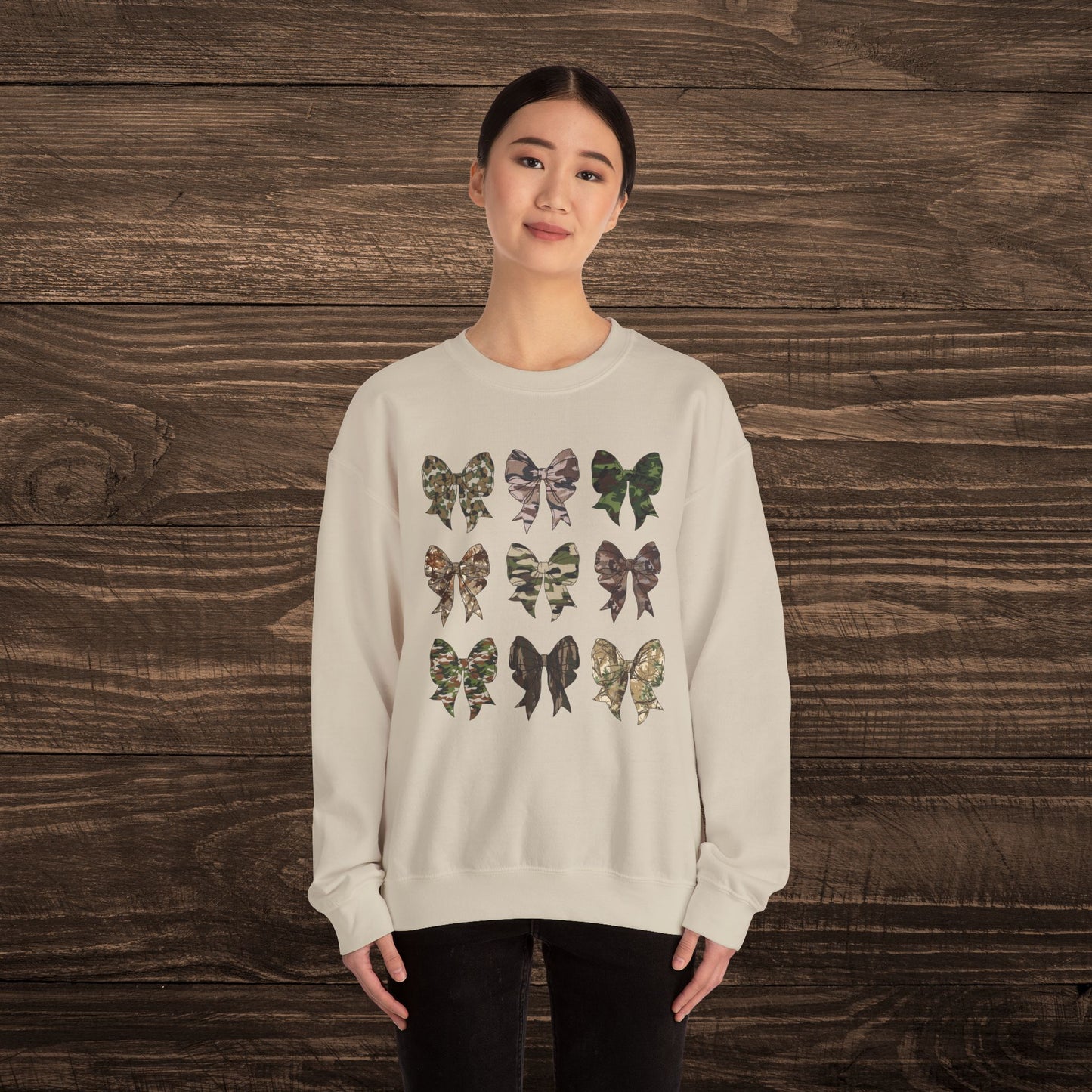 Camo Bows Sweatshirt