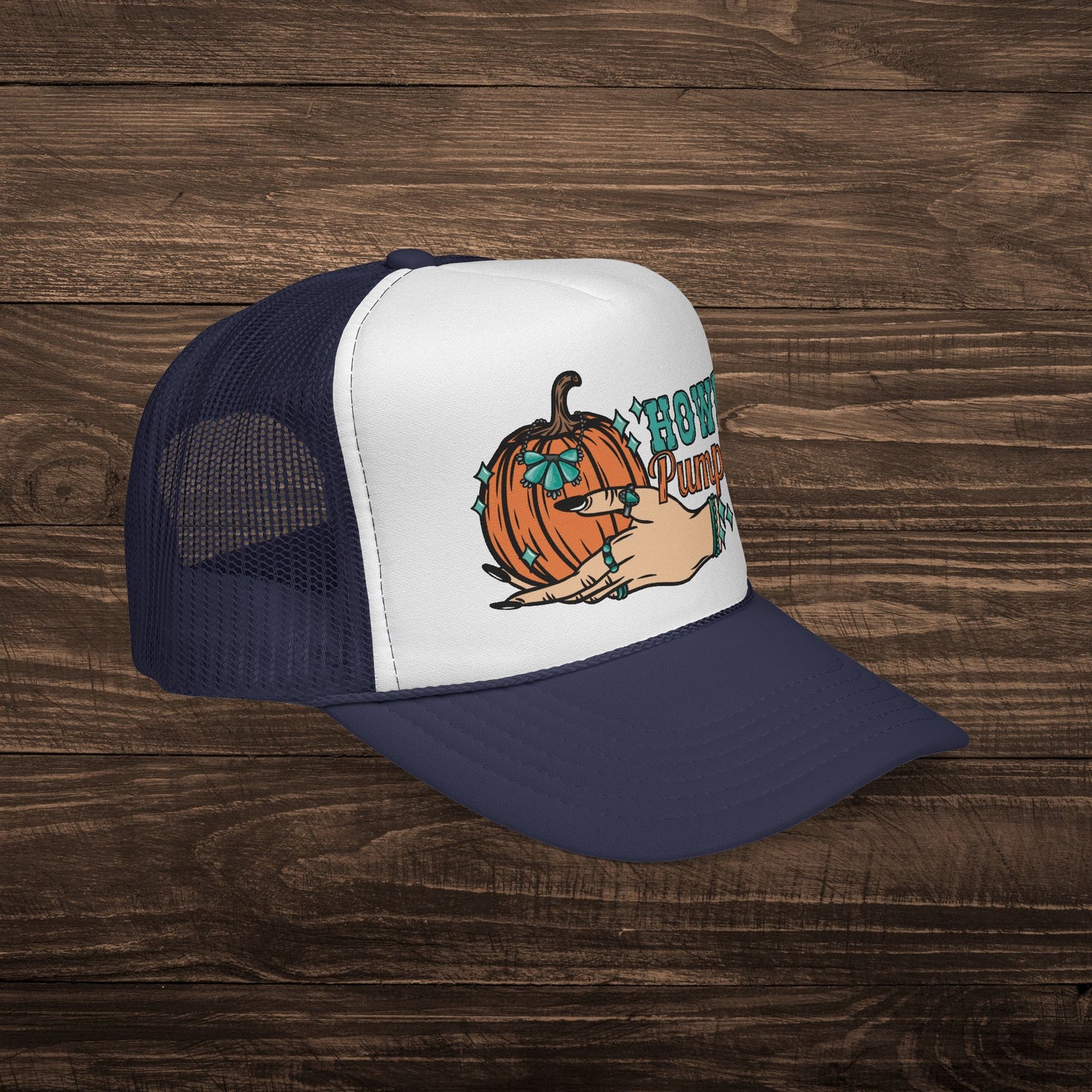 Howdy Pumpkin Trucker Cap