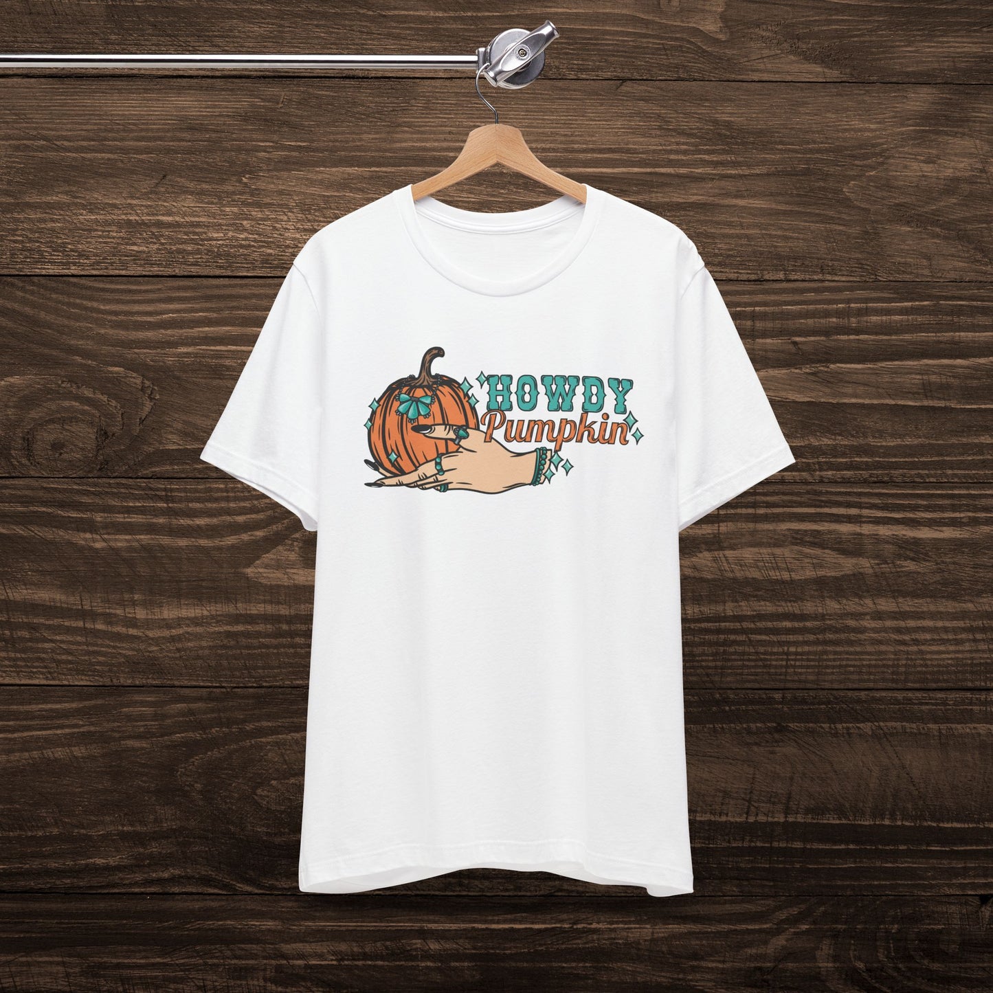Howdy Pumpkin with Turquoise Tee