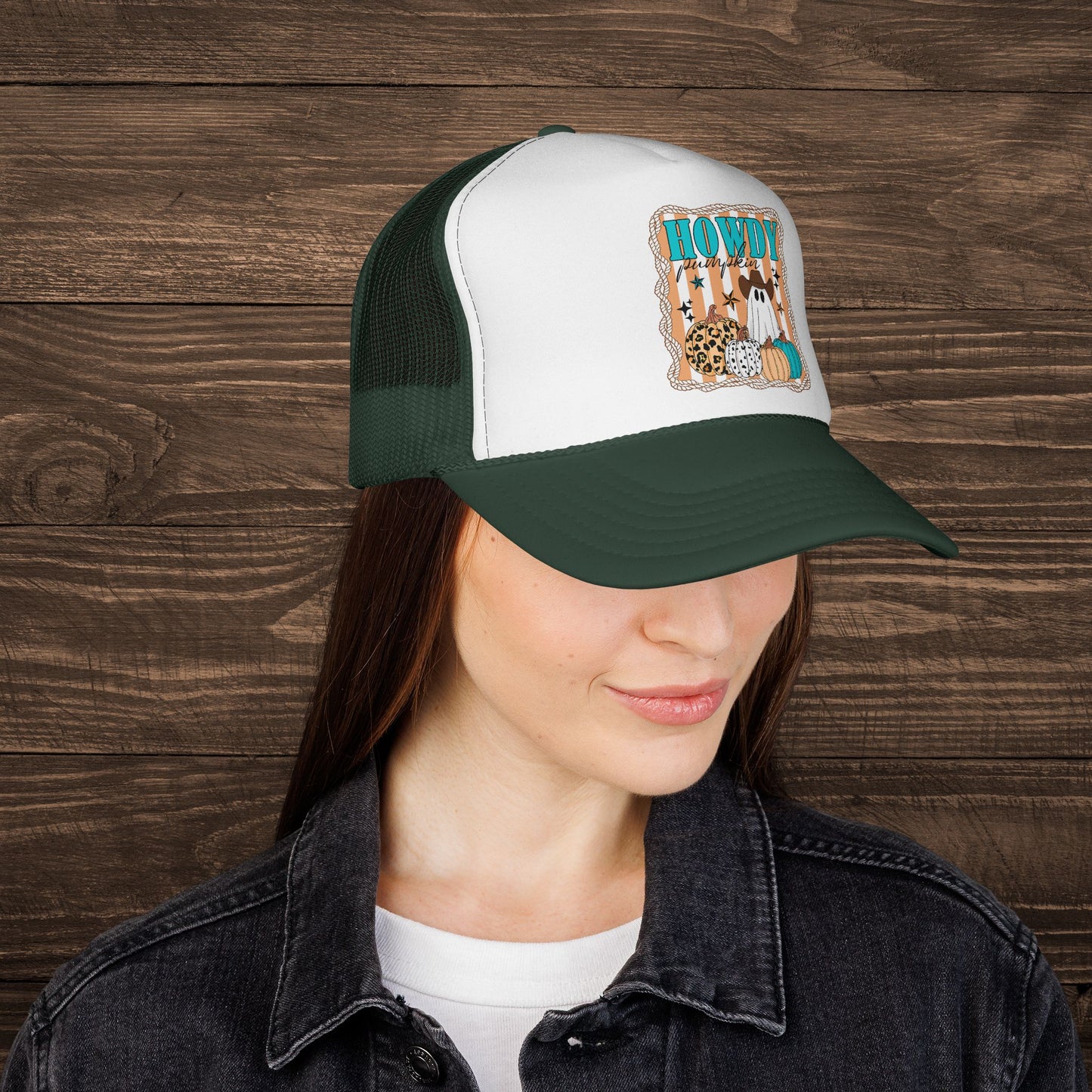 Howdy Pumpkin Trucker Cap
