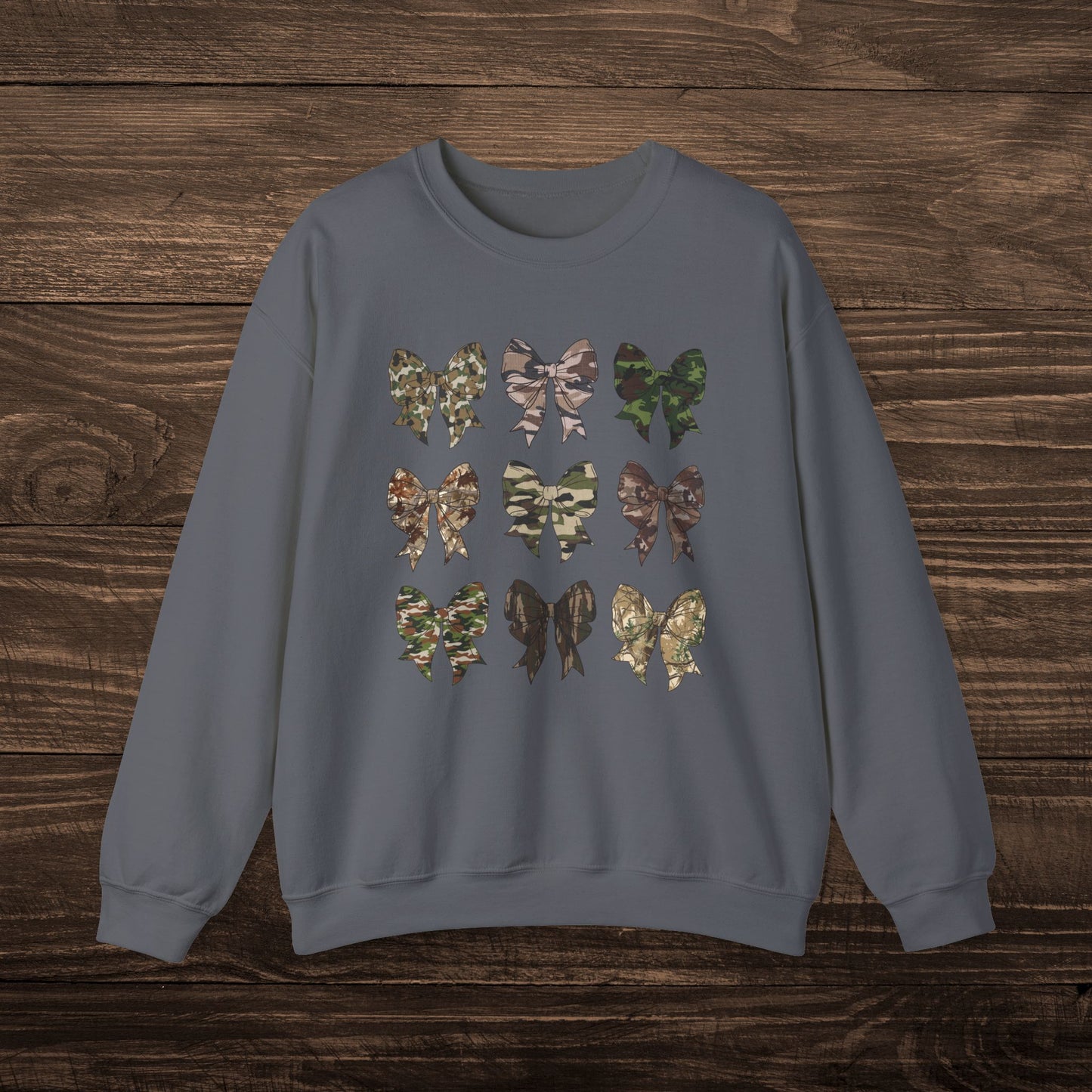 Camo Bows Sweatshirt