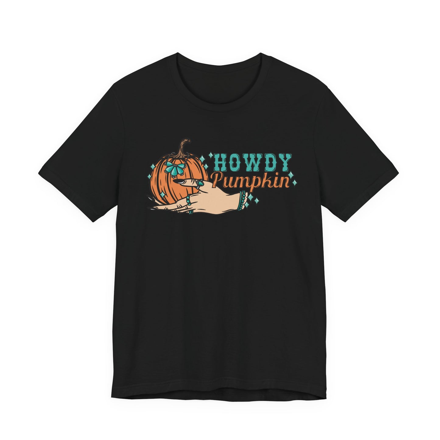 Howdy Pumpkin with Turquoise Tee