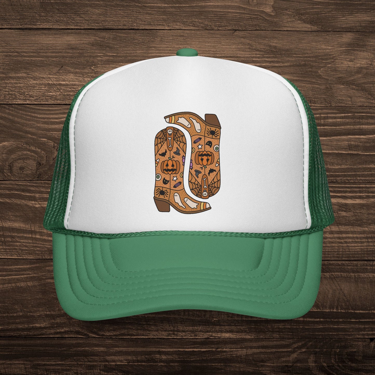 Spooky Boots Trucker Cap