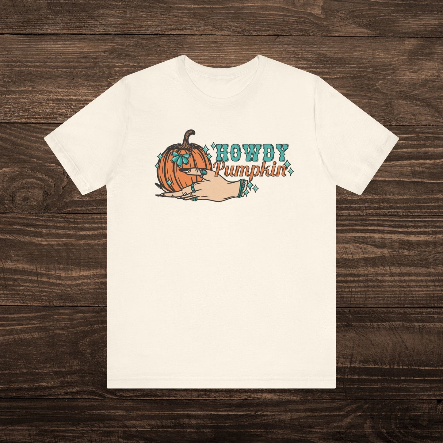 Howdy Pumpkin with Turquoise Tee