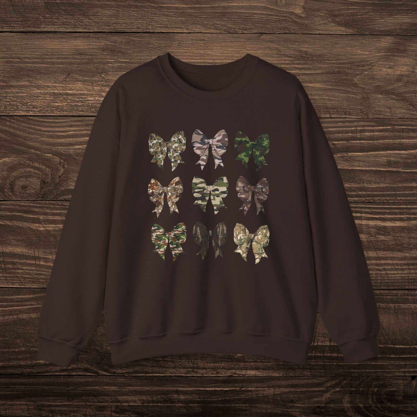 Camo Bows Sweatshirt