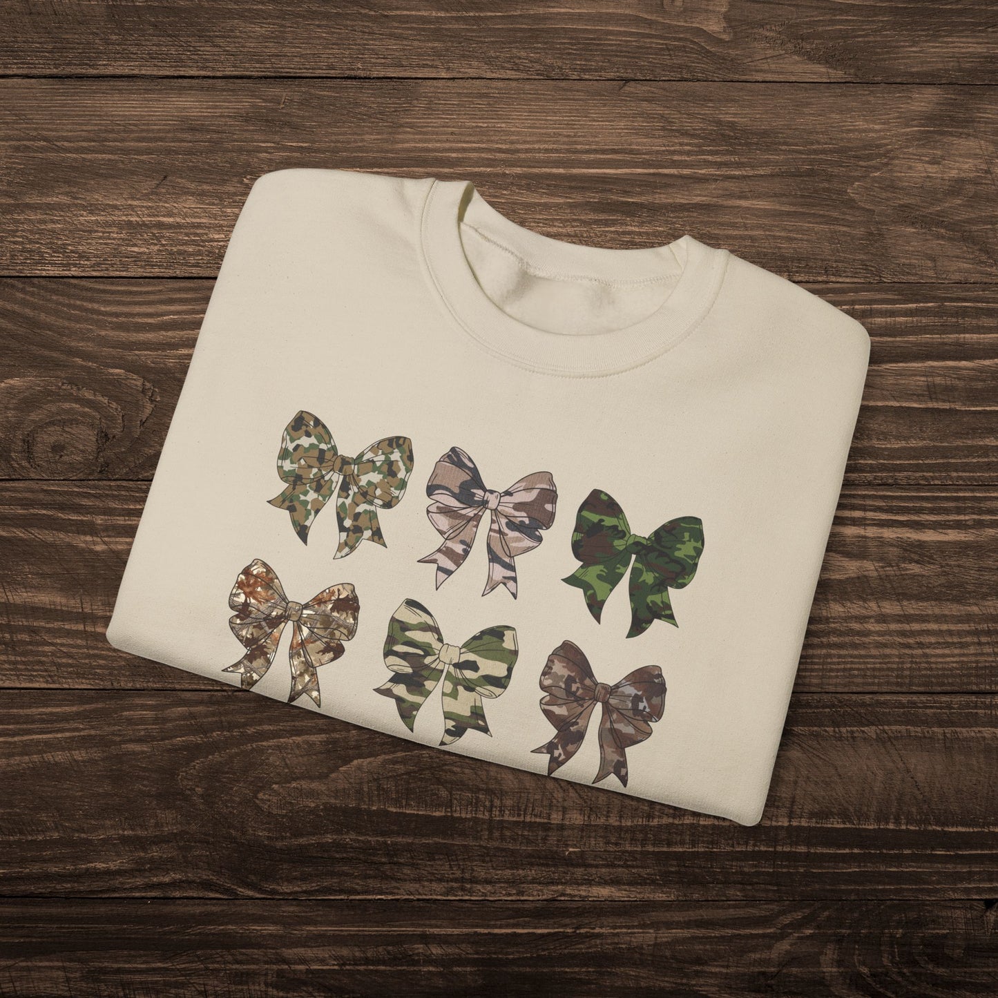 Camo Bows Sweatshirt