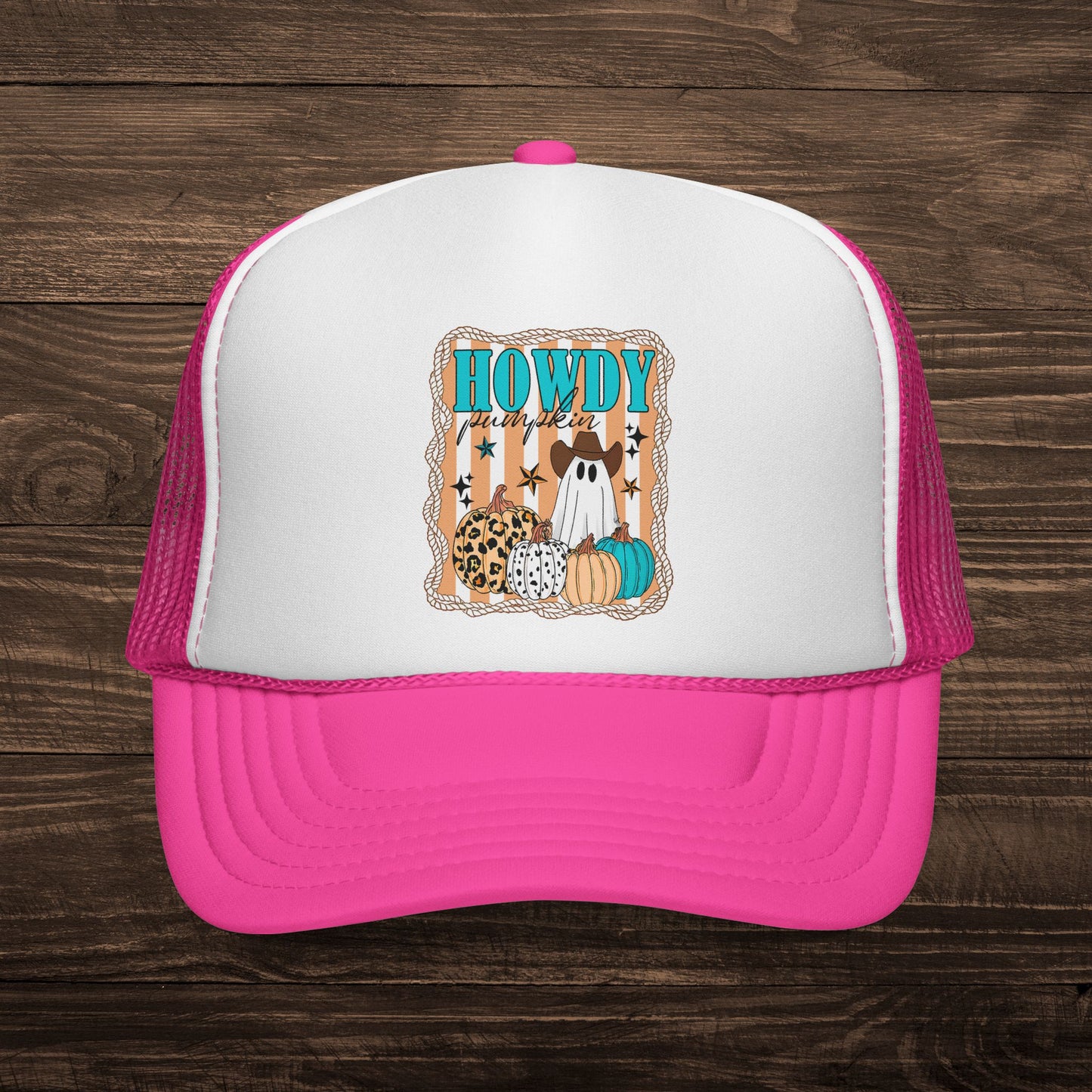 Howdy Pumpkin Trucker Cap