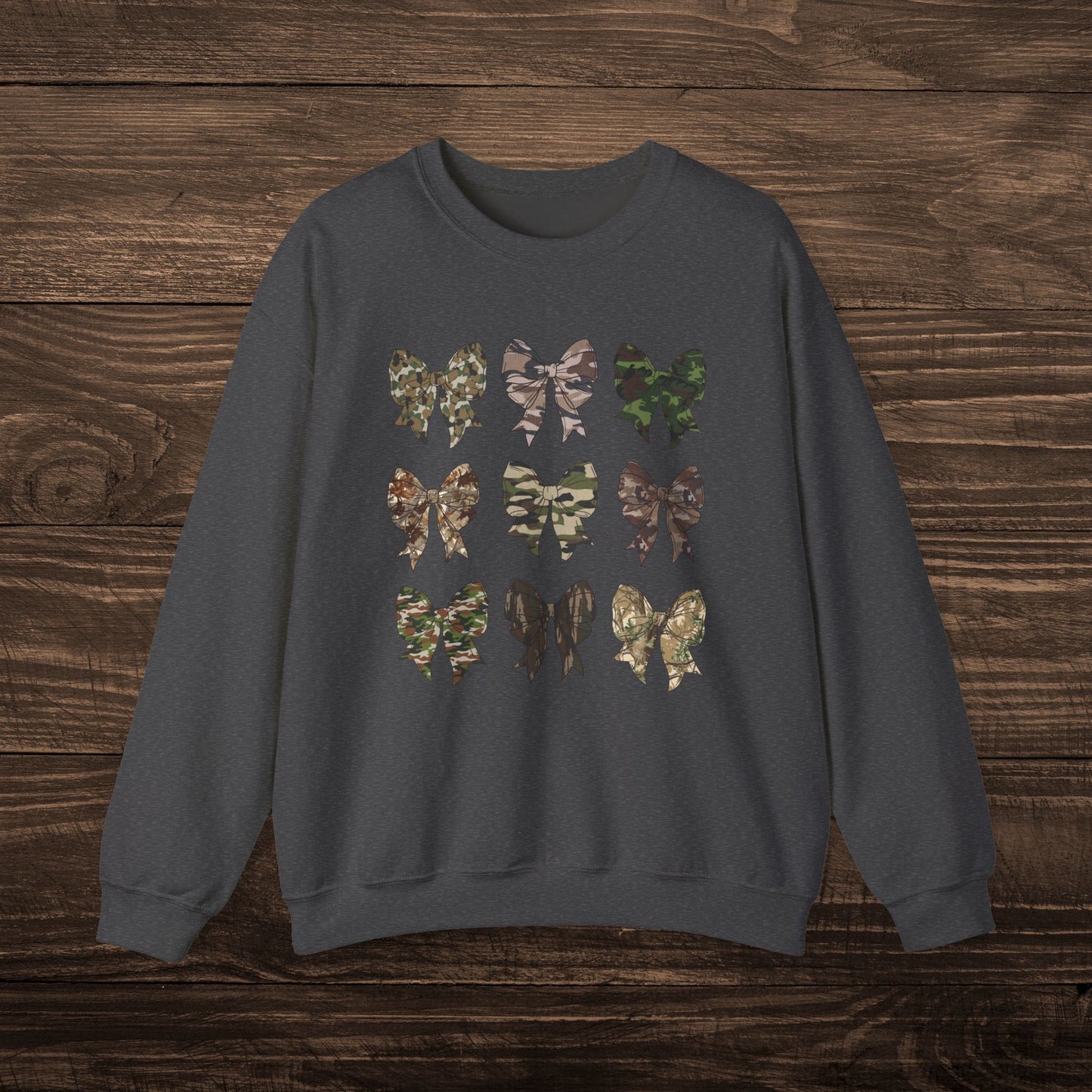 Camo Bows Sweatshirt