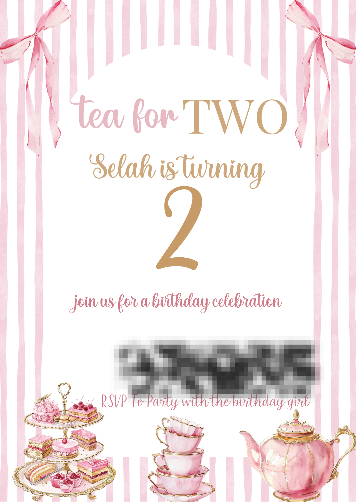 Digital Birthday Invite