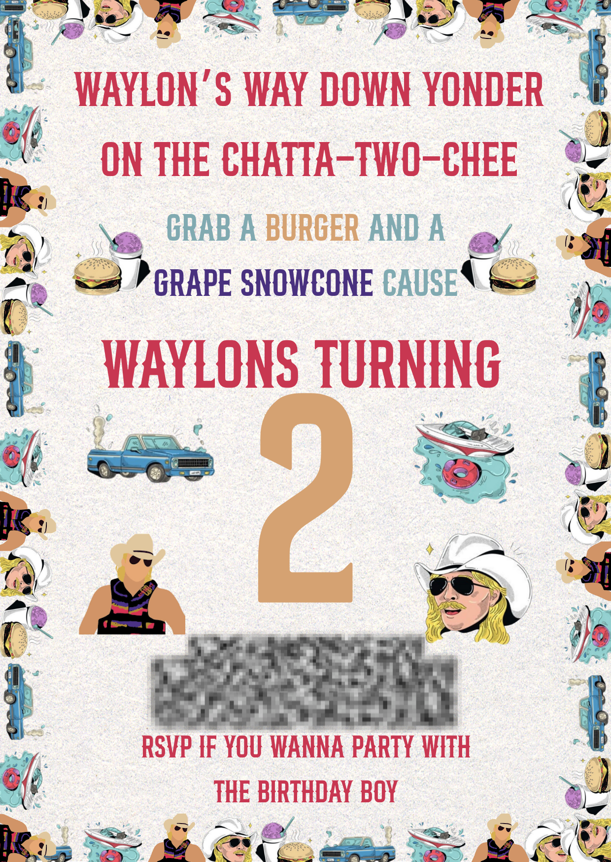 Digital Birthday Invite