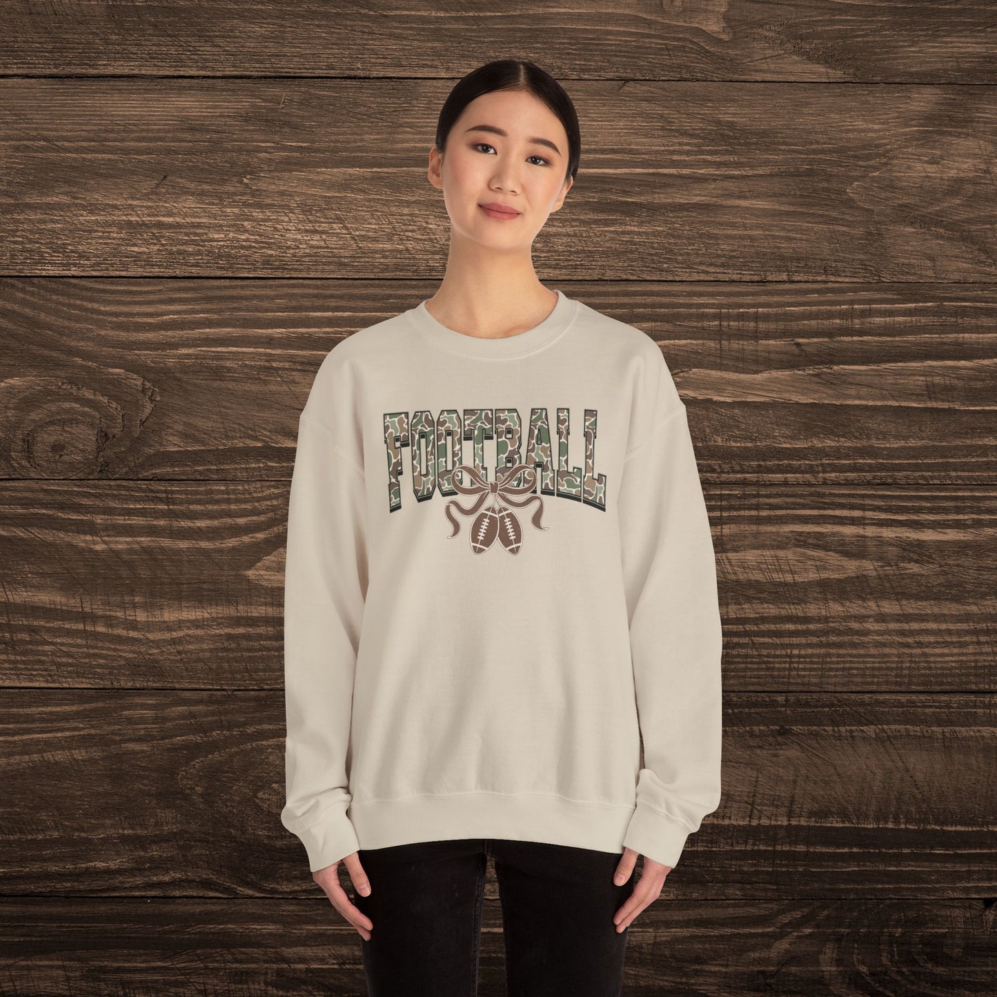Camo Football Sweatshirt