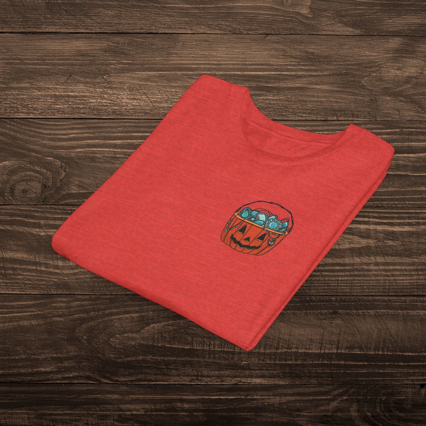 Youth Turquoise Trick or Treat Tee