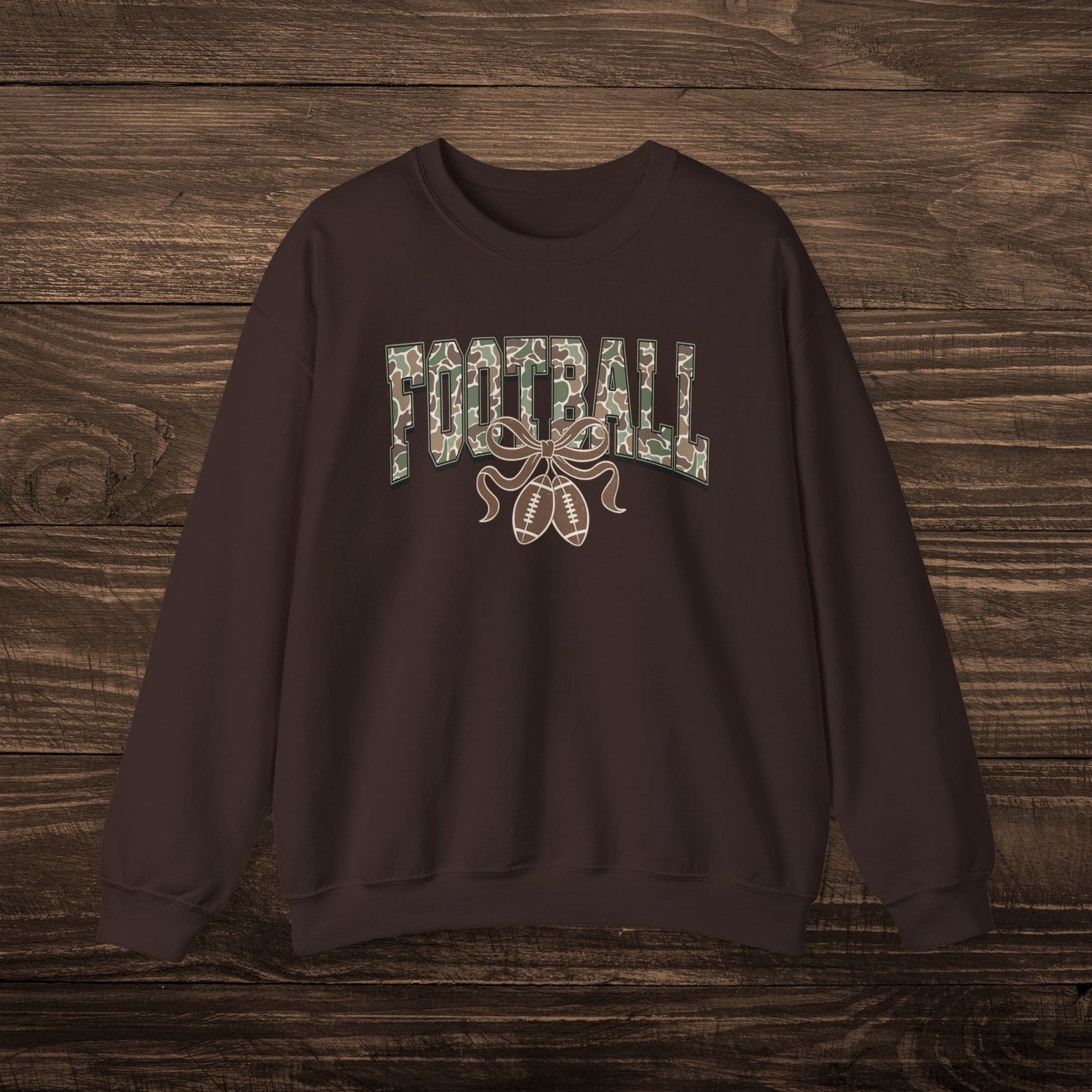 Camo Football Sweatshirt
