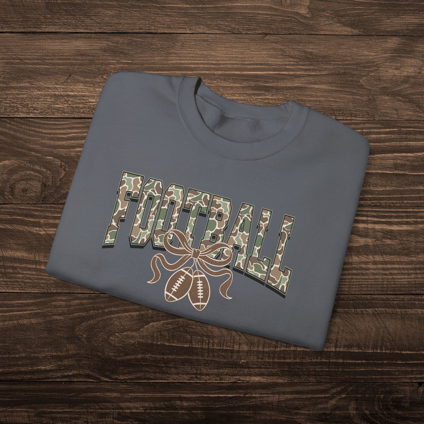 Camo Football Sweatshirt