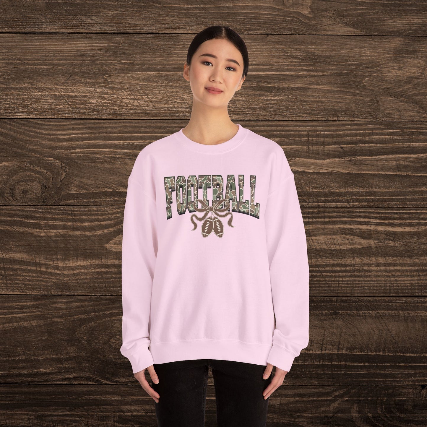 Camo Football Sweatshirt