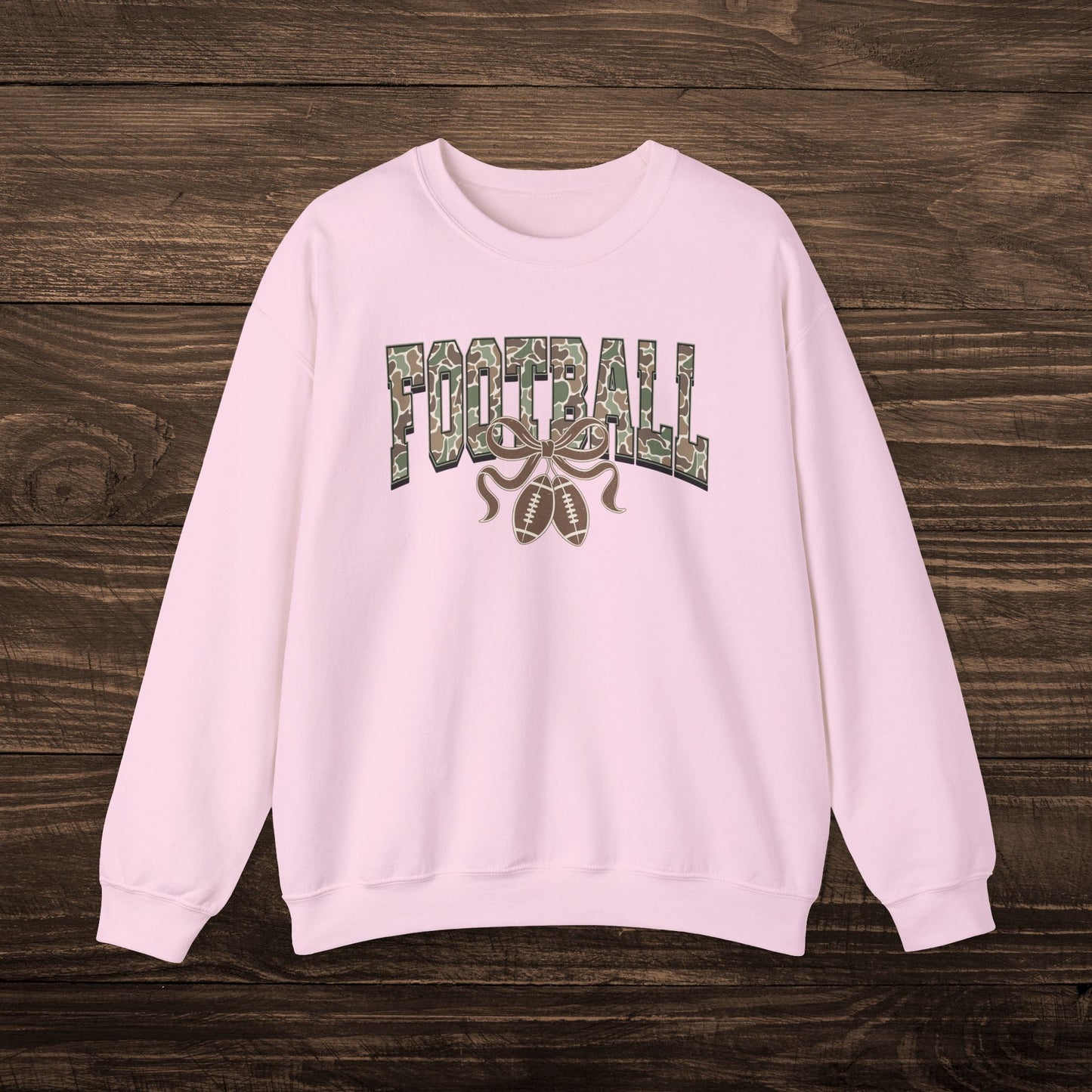 Camo Football Sweatshirt