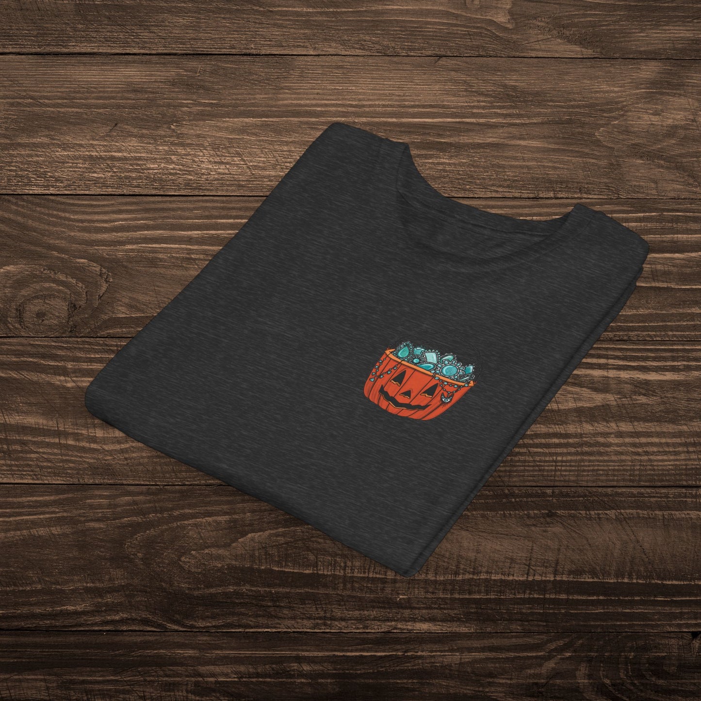 Youth Turquoise Trick or Treat Tee